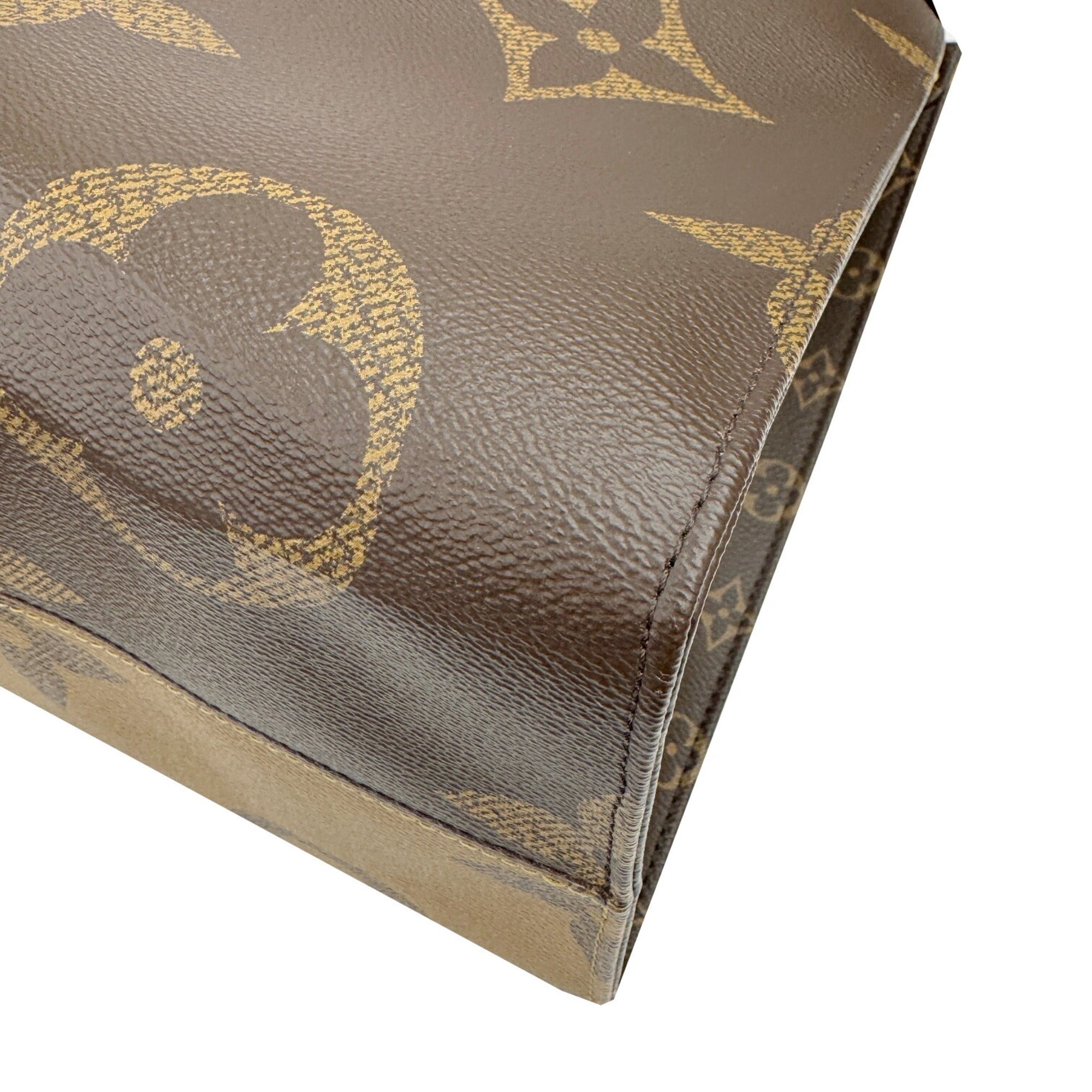 Louis Vuitton Brown Monogram Monogram Reverse Monogram Monogram Reverse Tote Bag
