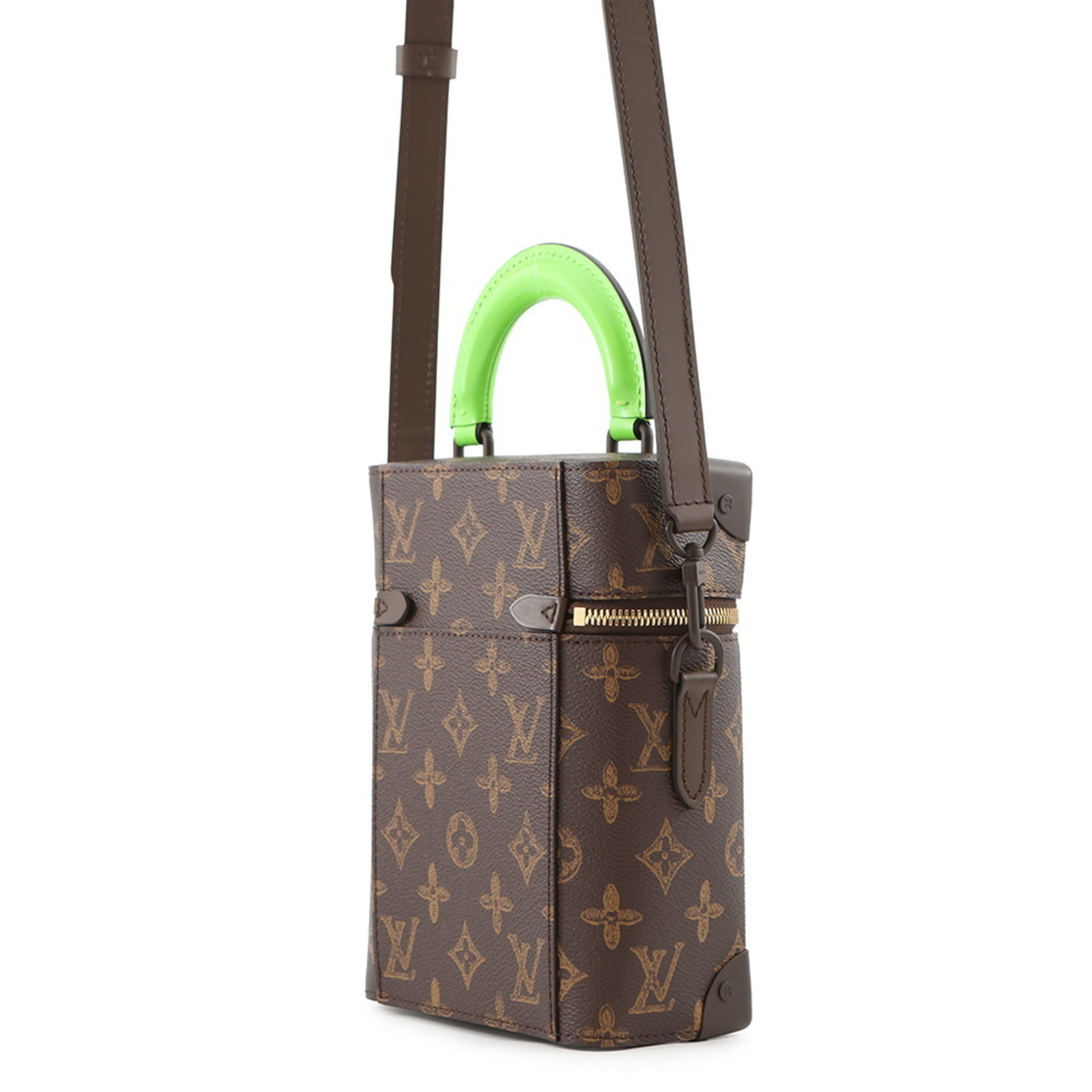 Louis Vuitton Green Monogram Handbag Shoulder Bag