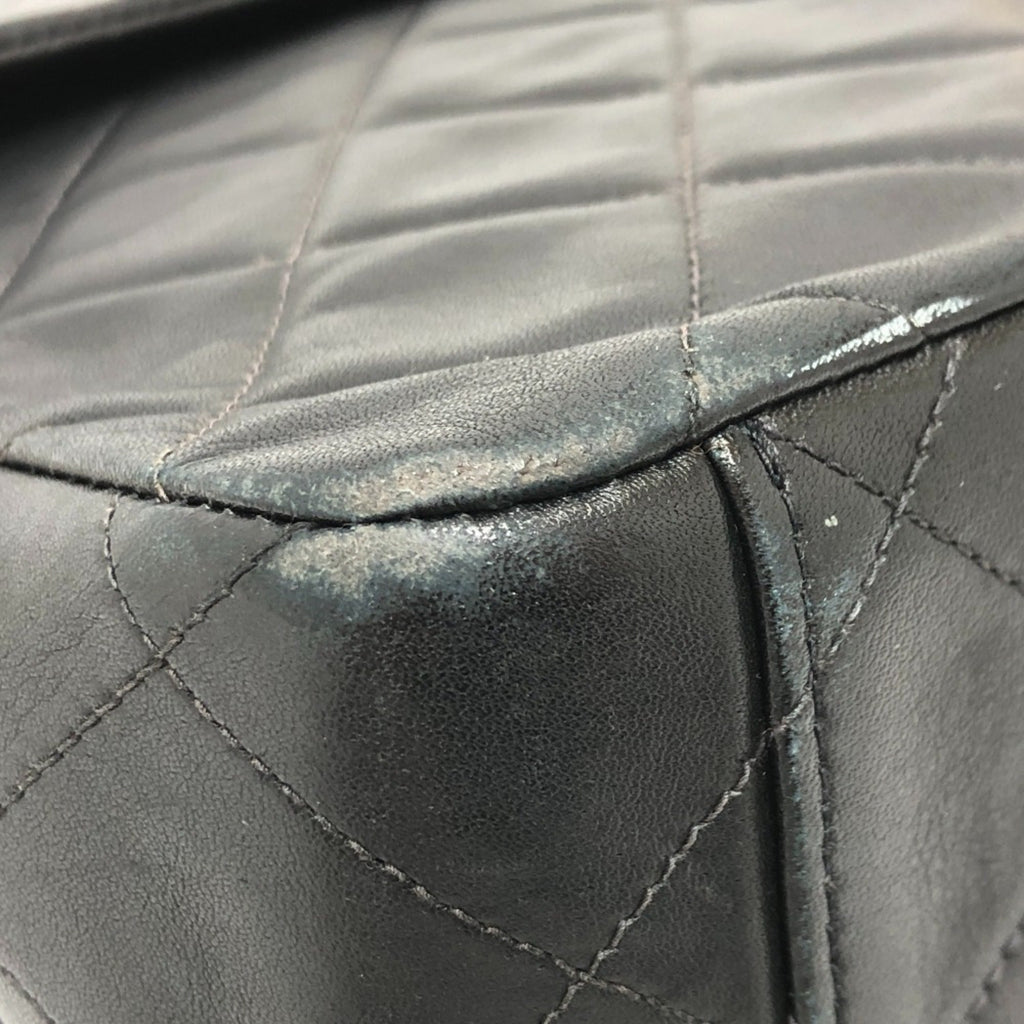 Chanel Black Leather Shoulder Bag