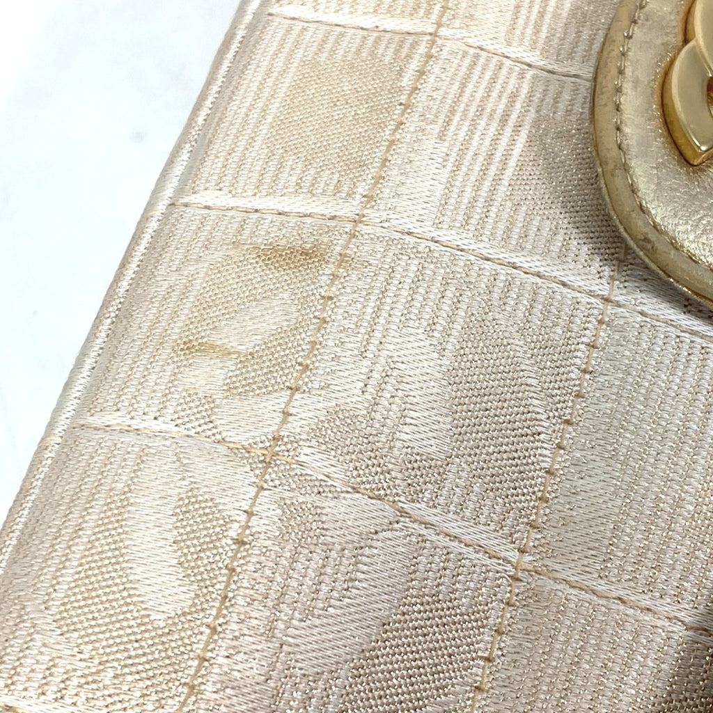 Chanel Beige Cloth Shoulder Bag