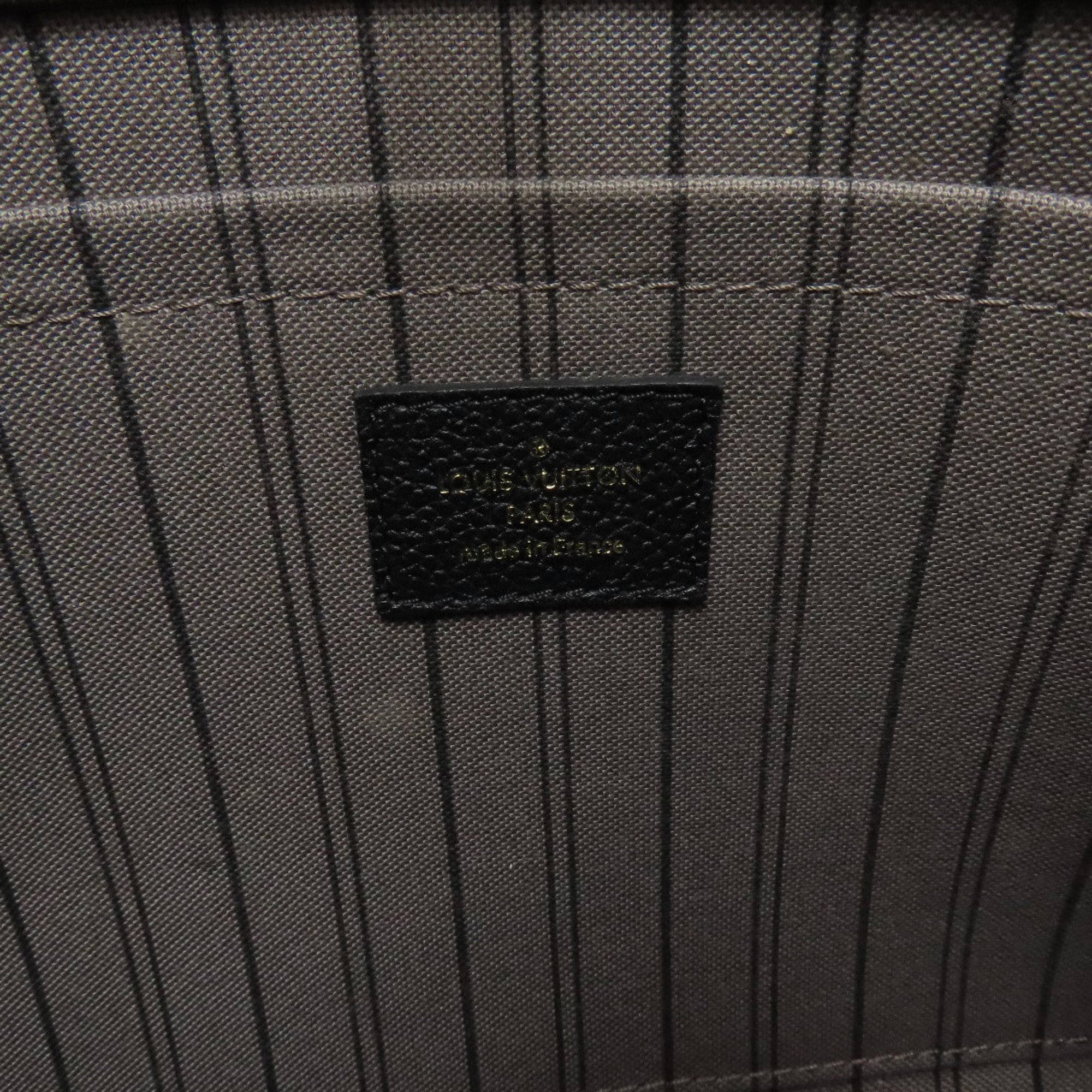 Louis Vuitton Noir Monogram Empreinte Handbag