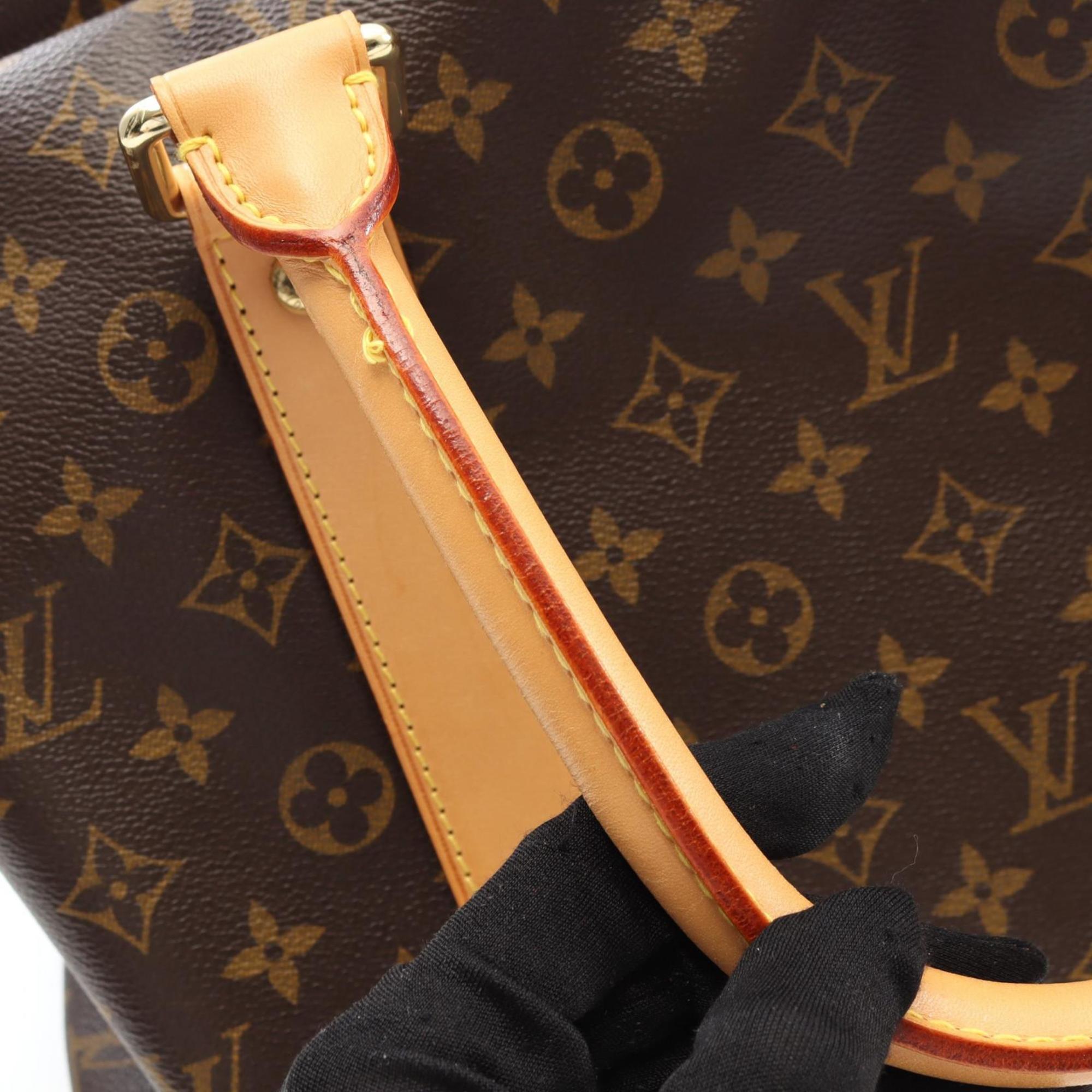 Louis Vuitton Brown Monogram Coated Canvas Boston Bag