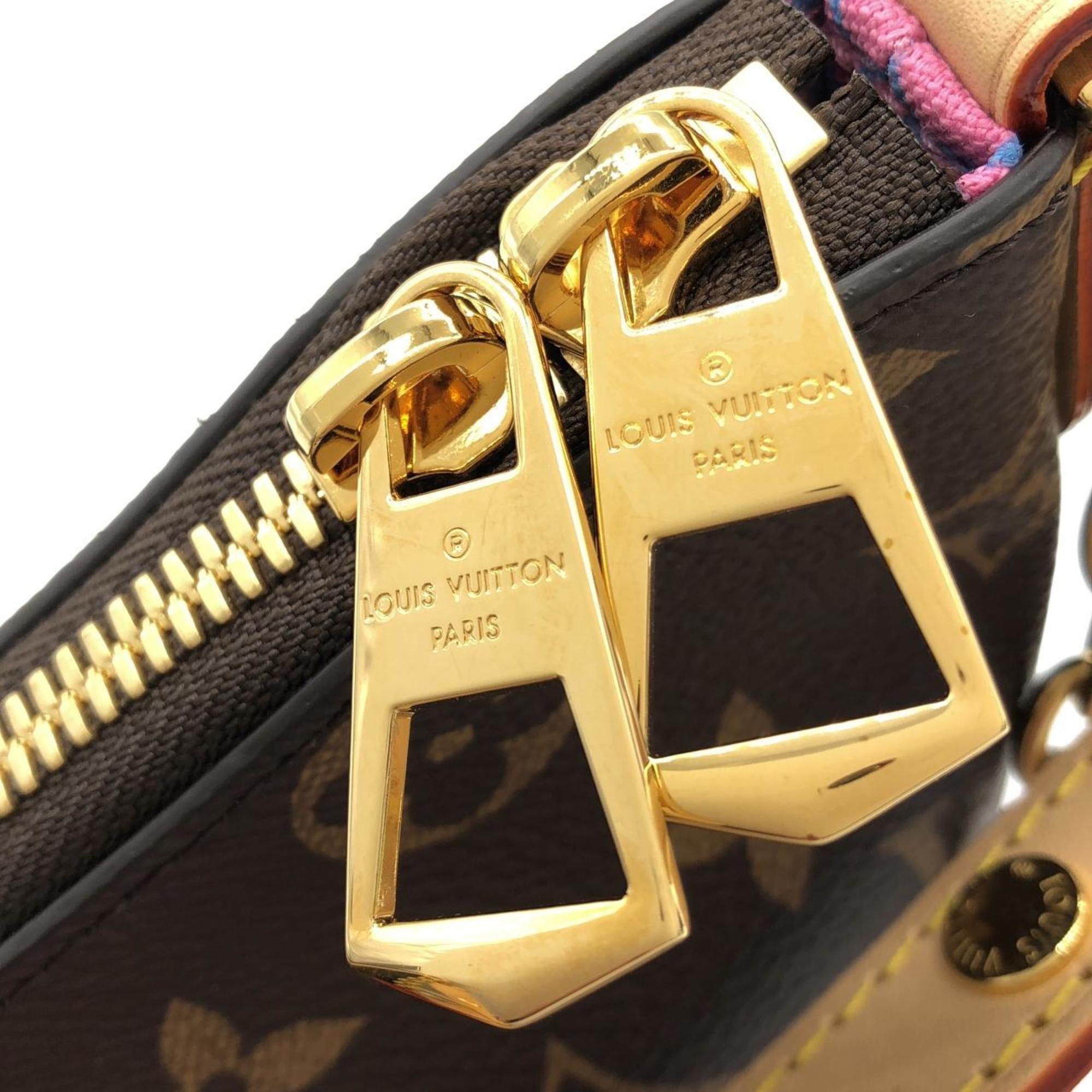 Louis Vuitton Marron Coated Canvas Shoulder Bag