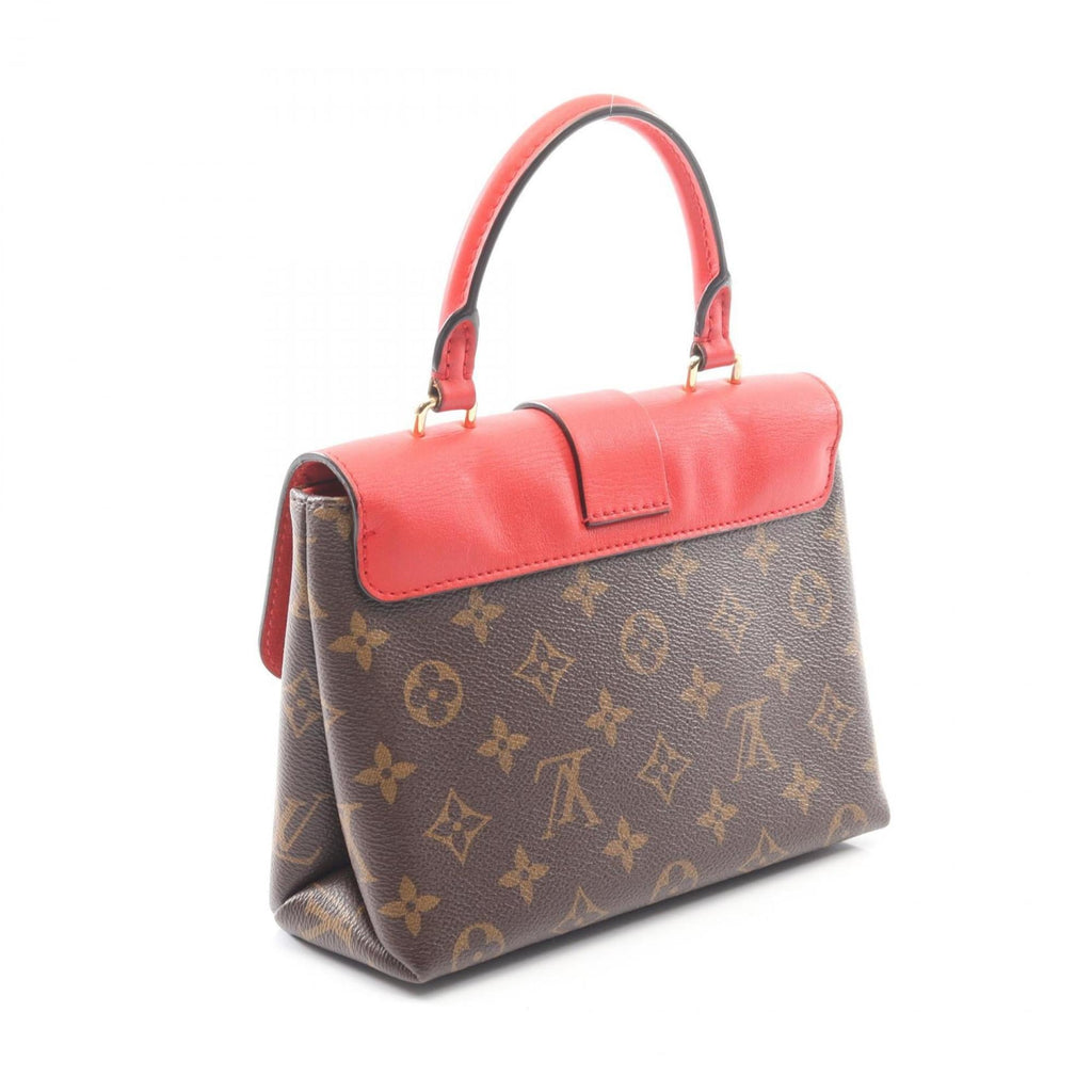 Louis Vuitton Brown Coquelicots Monogram Red Color Coated Canvas Leather Handbag