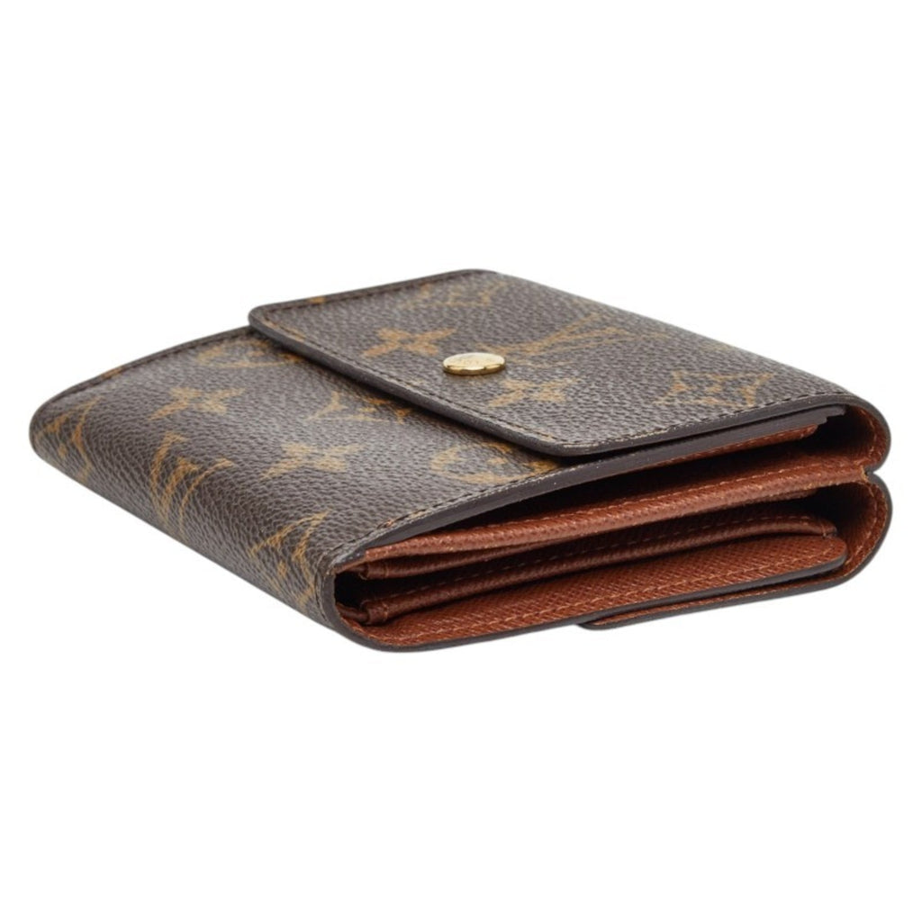 Louis Vuitton Monogram Brown Leather Pvc Wallet