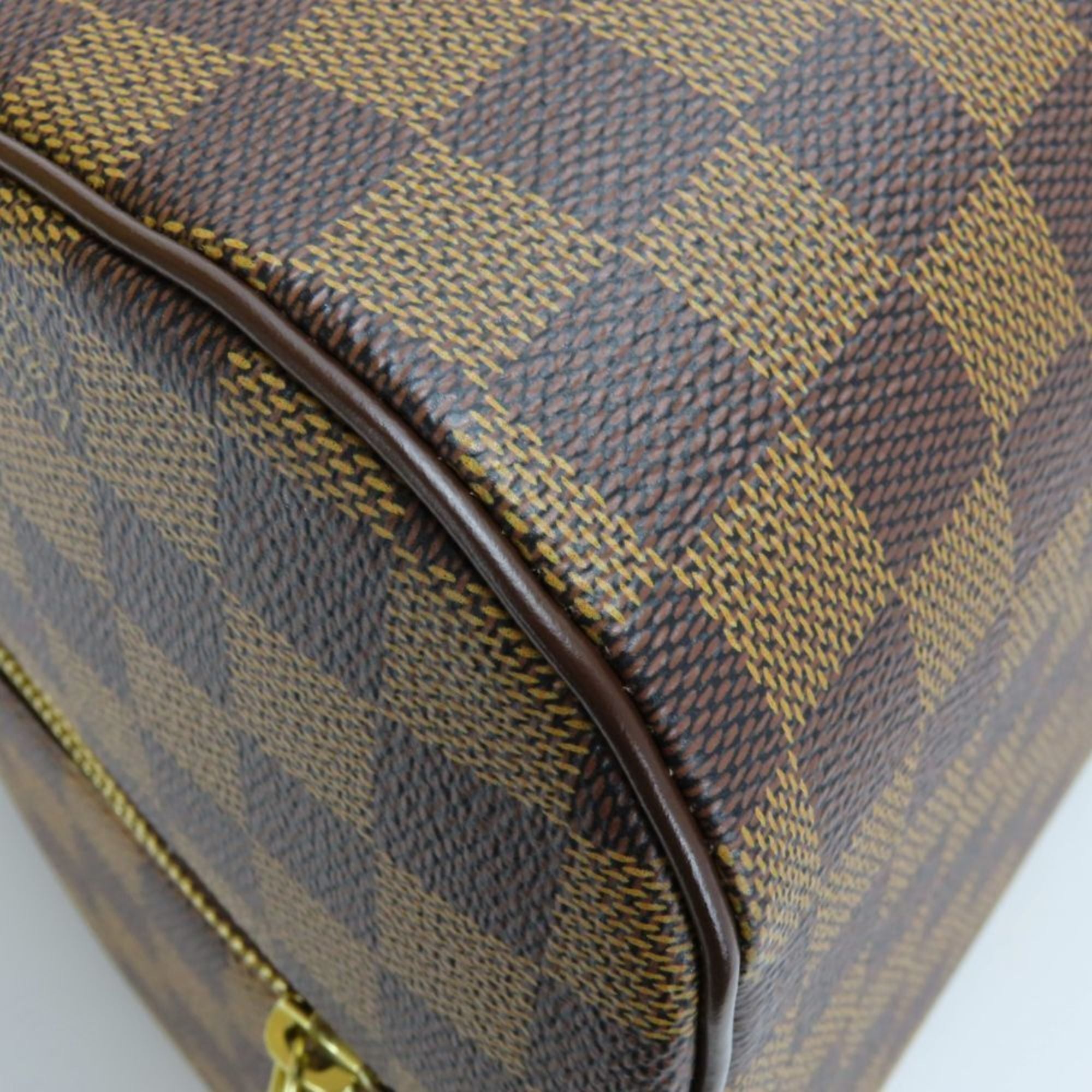 Louis Vuitton Brown Ebene Damier Canvas Handbag