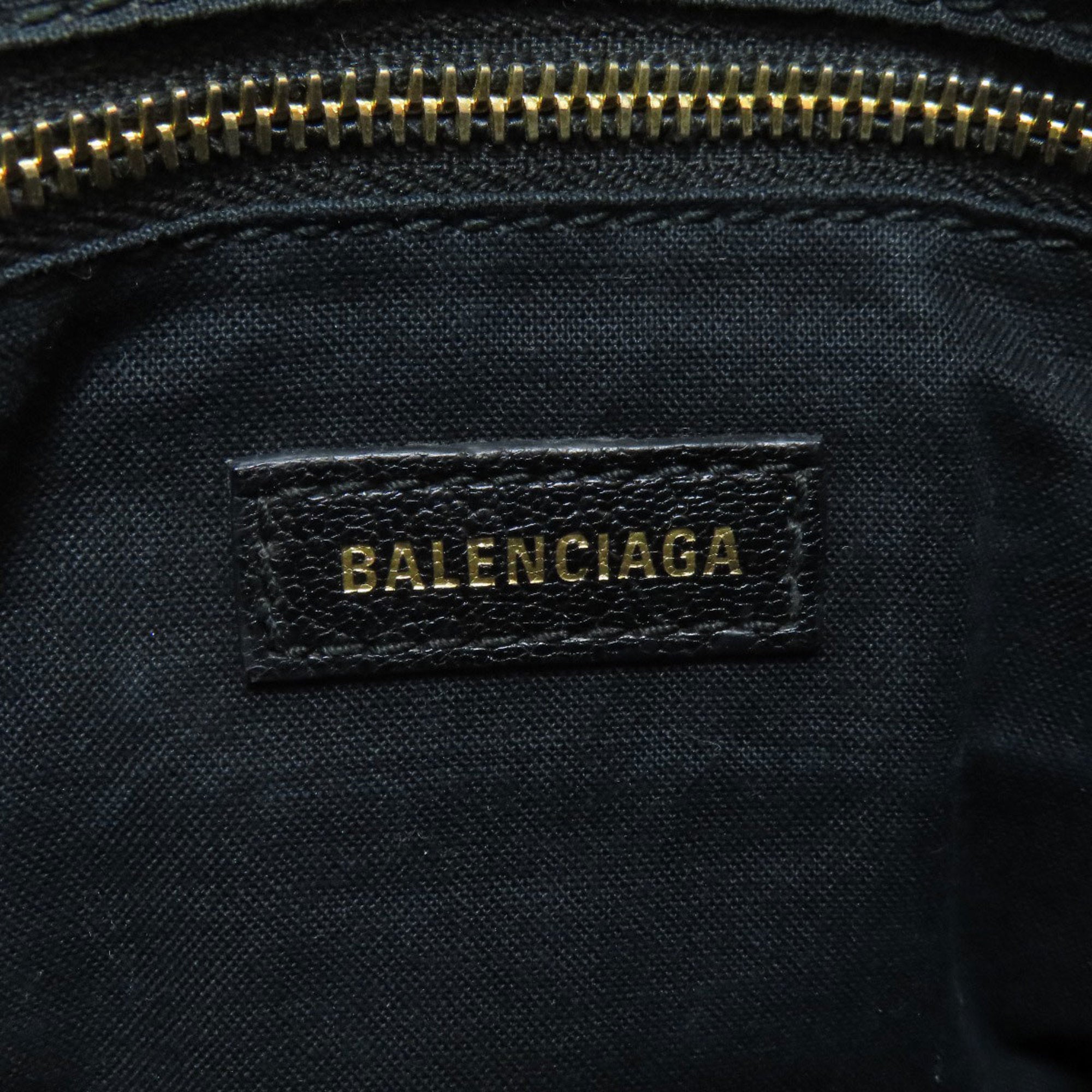 Balenciaga Black Leather Hand