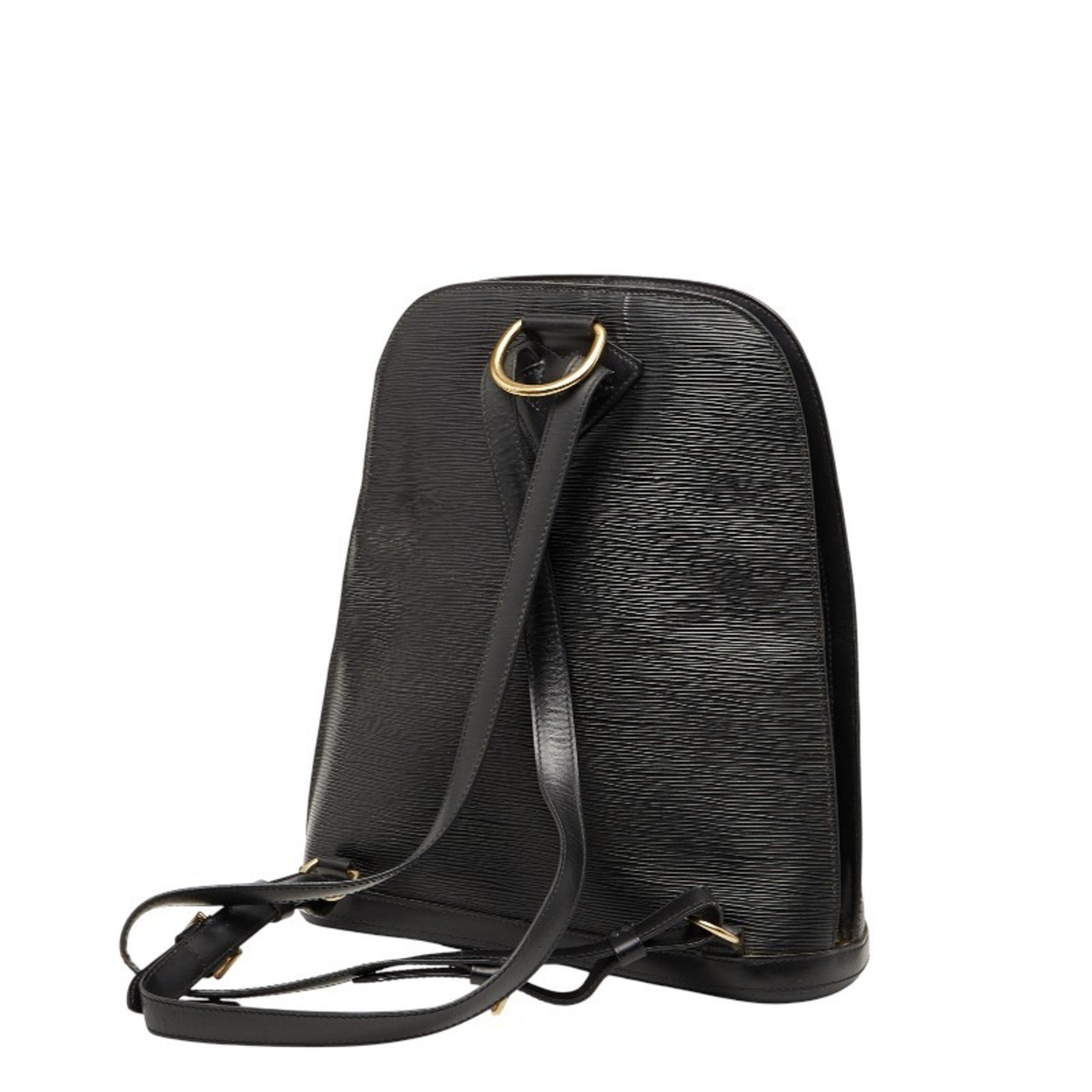 Louis Vuitton Black Noir Leather Backpack