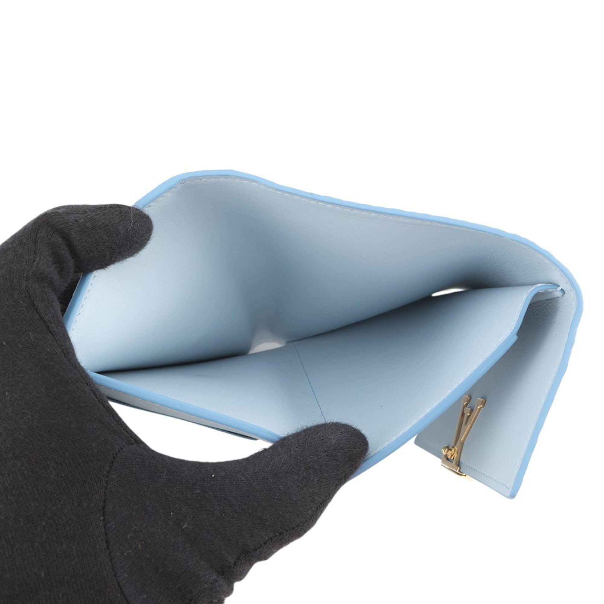 Louis Vuitton Leather Wallet (Tri-Fold)