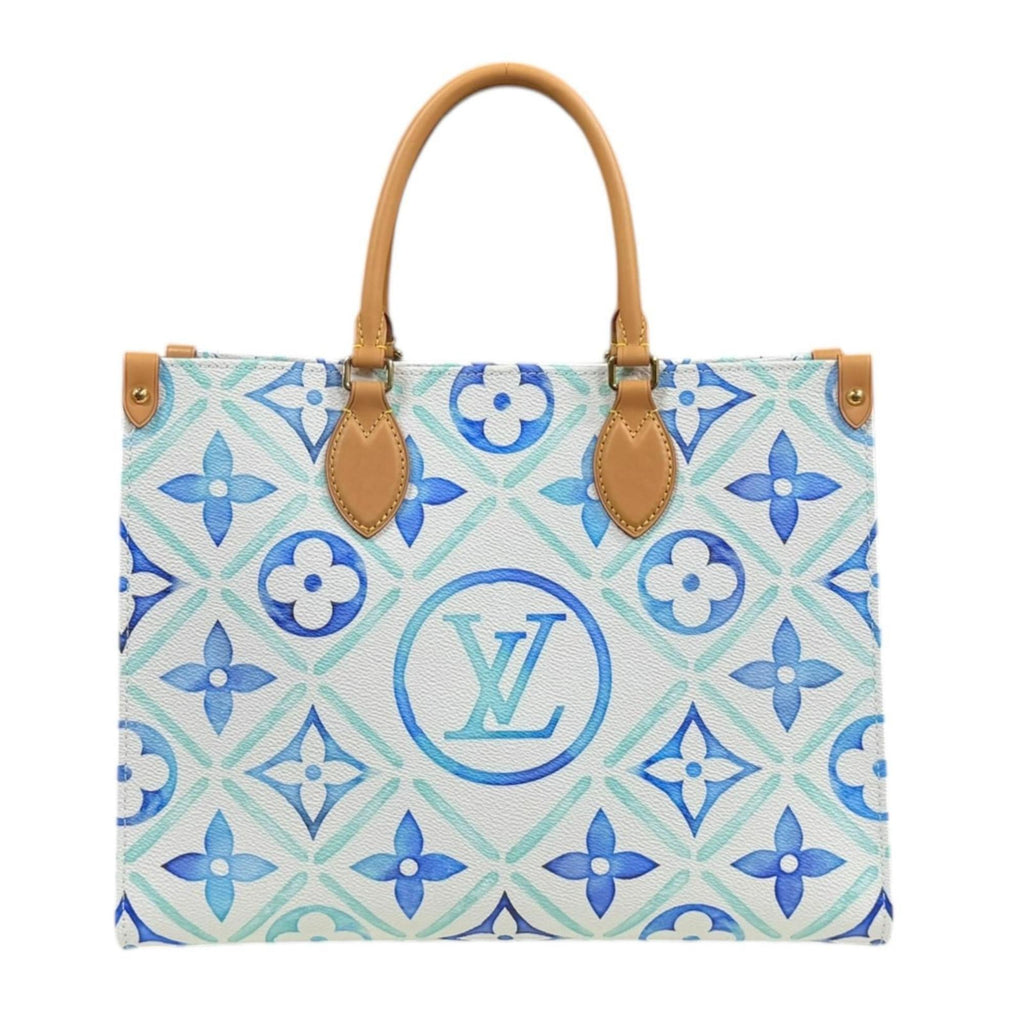 Louis Vuitton Blue White Pvc Shoulder Bag