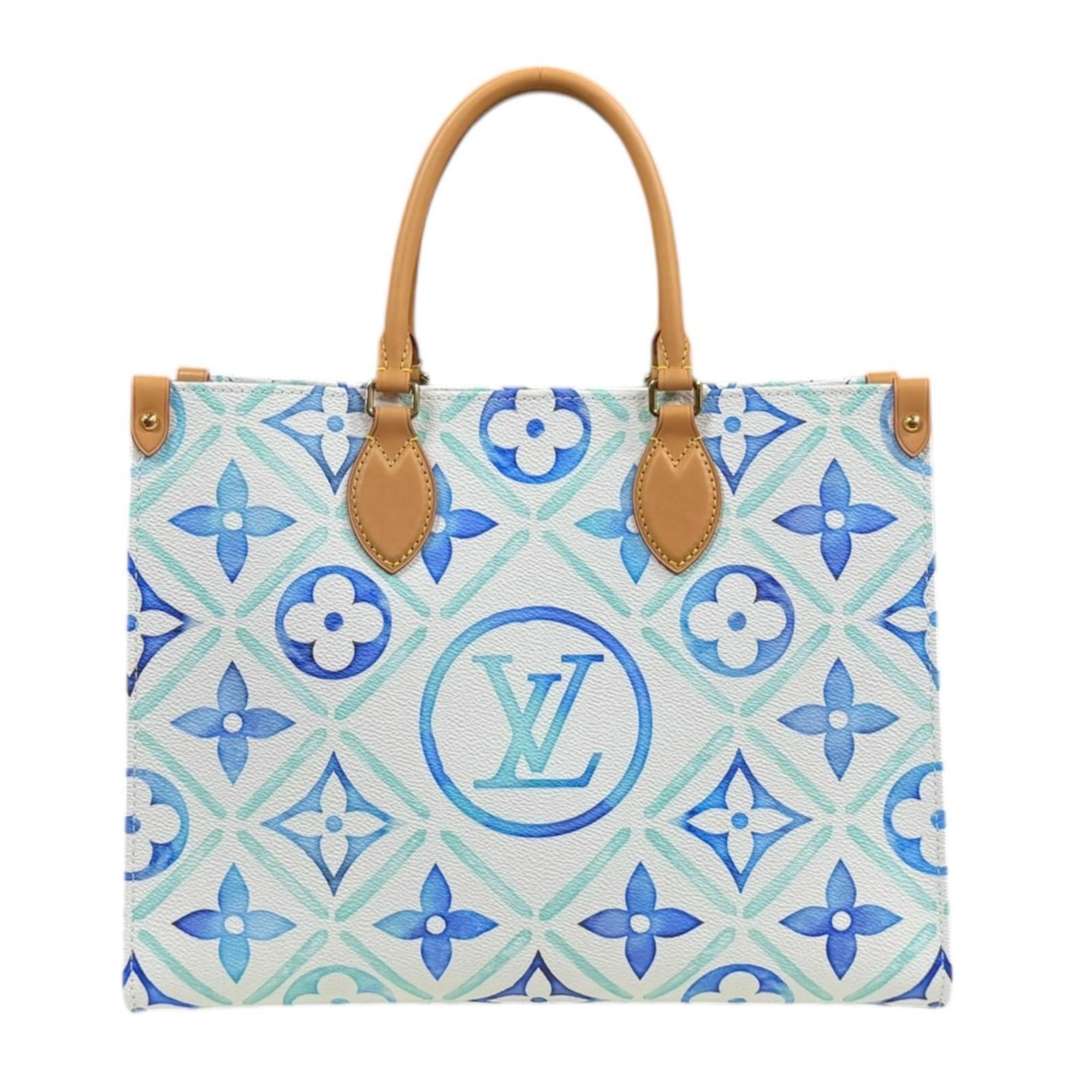 Louis Vuitton Blue White Pvc Shoulder Bag