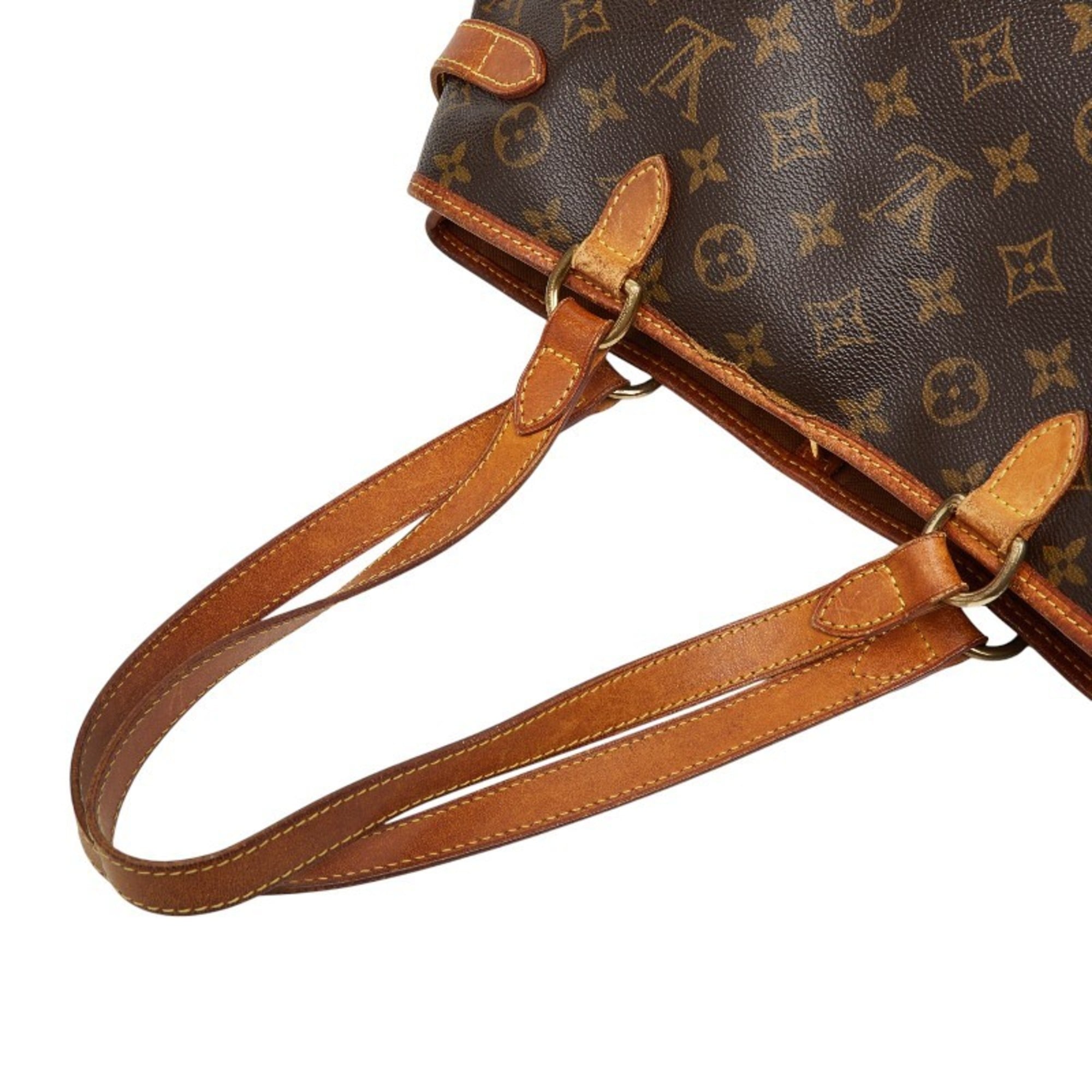 Louis Vuitton Brown Pvc Shoulder Bag Tote Bag