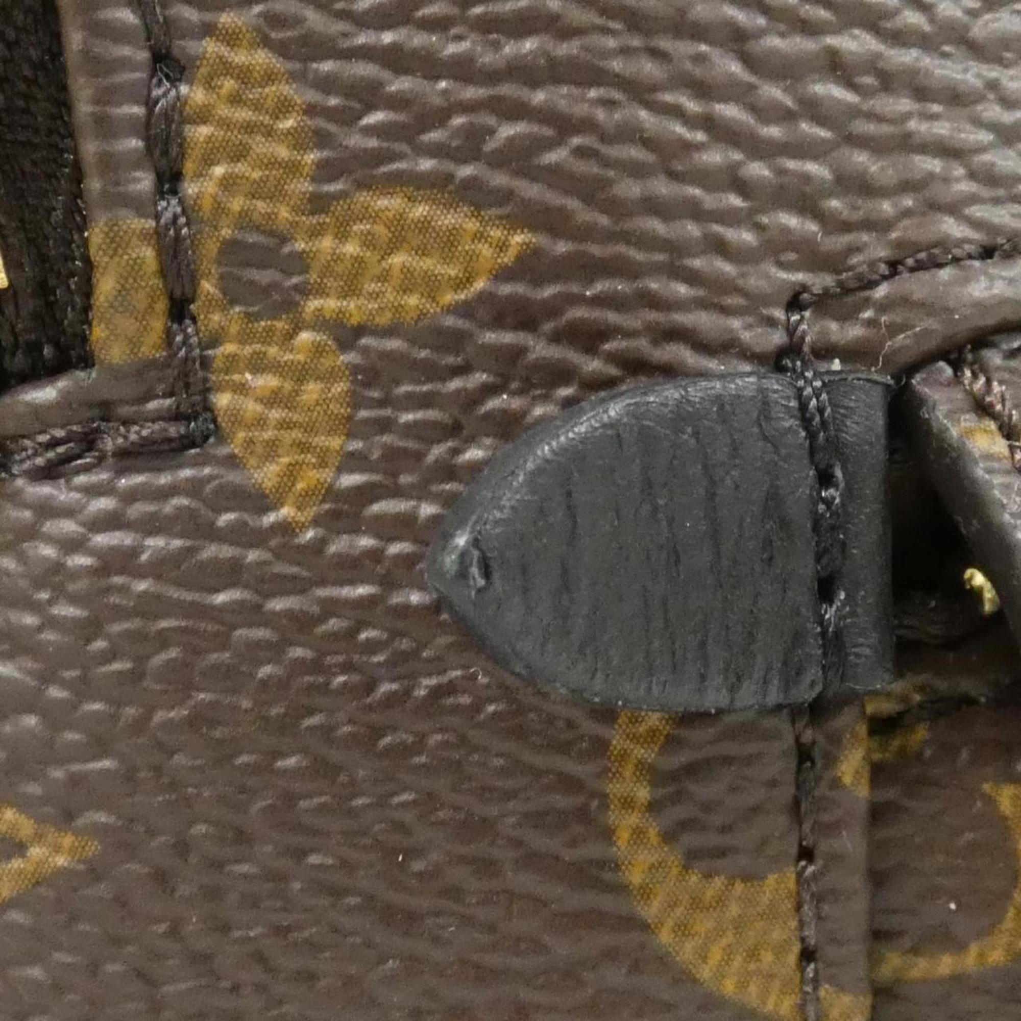 Louis Vuitton Marron Coated Canvas Backpack