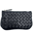 Bottega Veneta Black Intrecciato Coin Purse/Coin Case