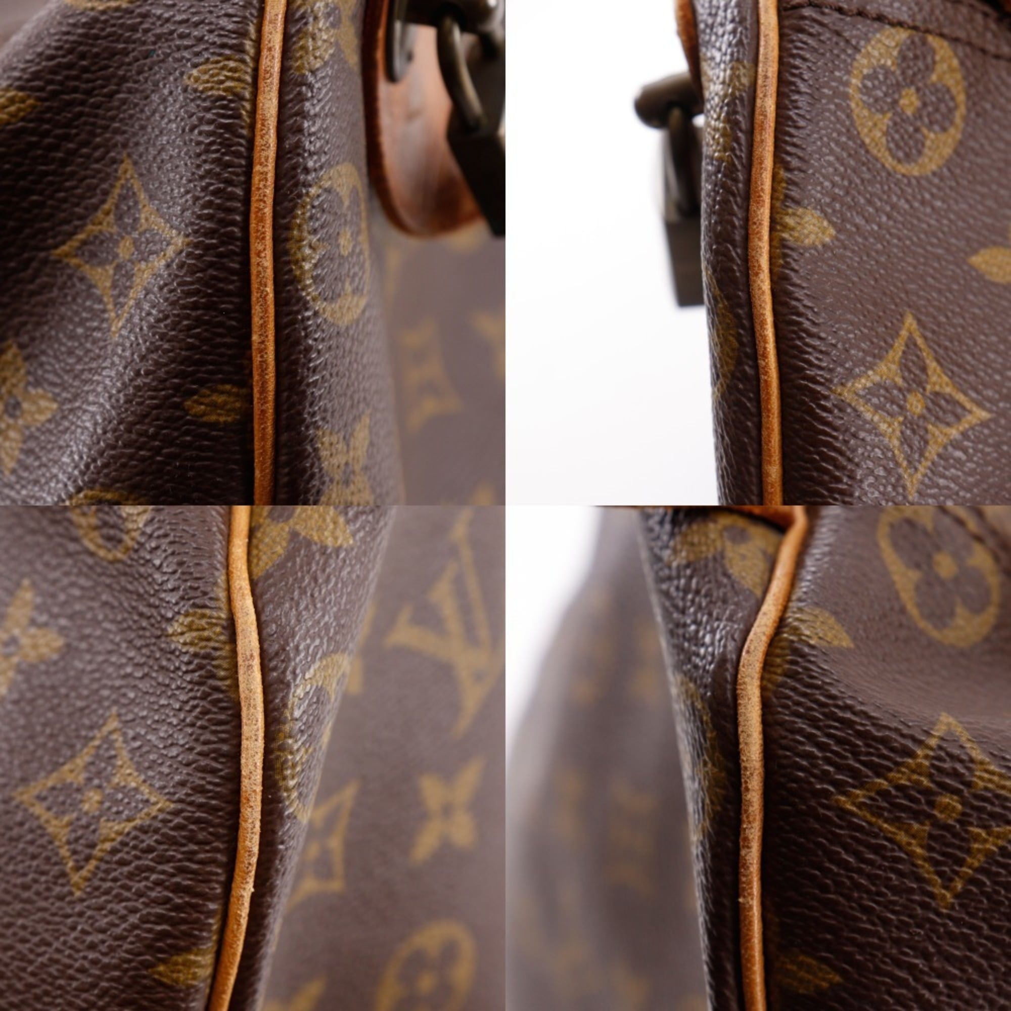 Louis Vuitton Brown Monogram Canvas Boston Bag