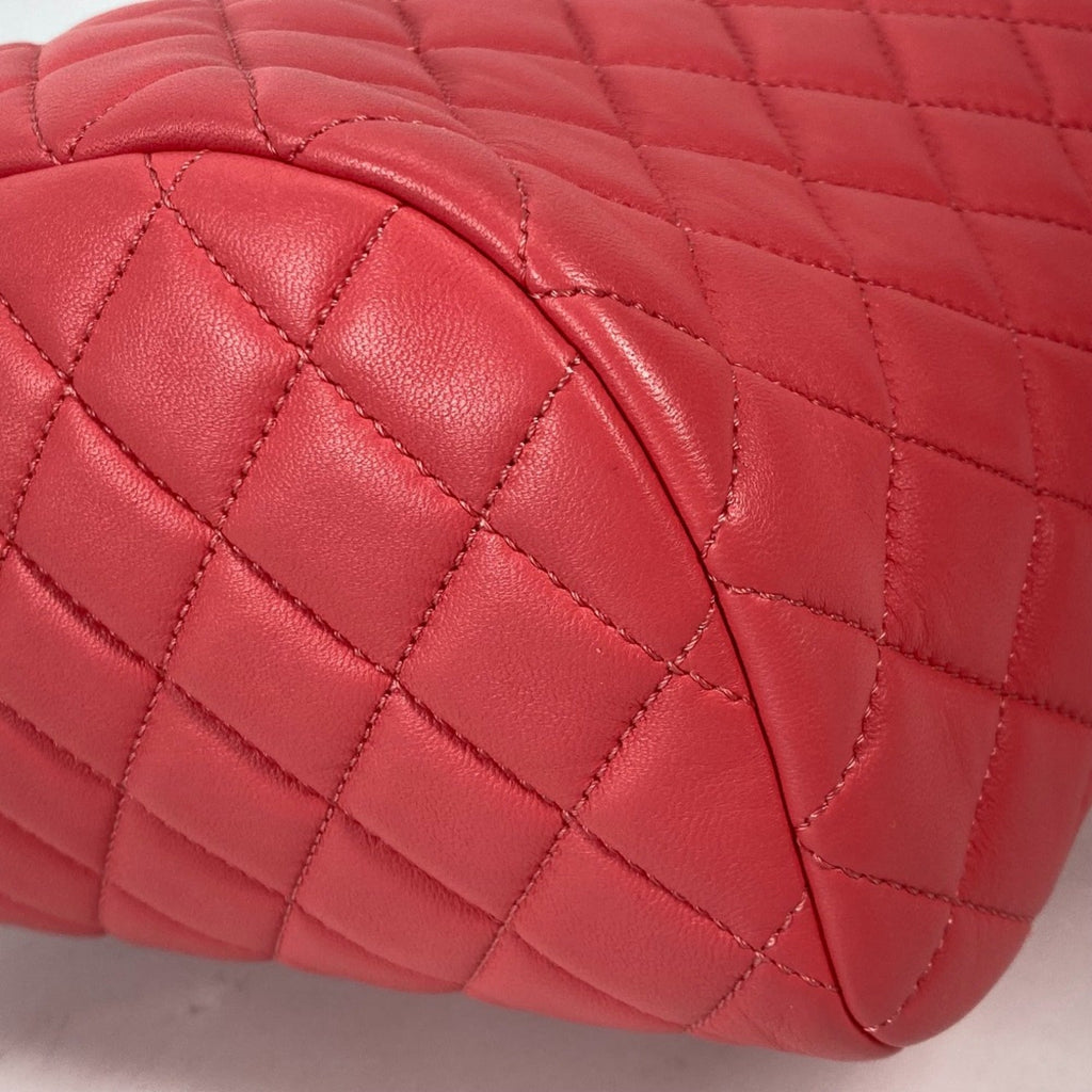 Chanel Pink Leather Backpack