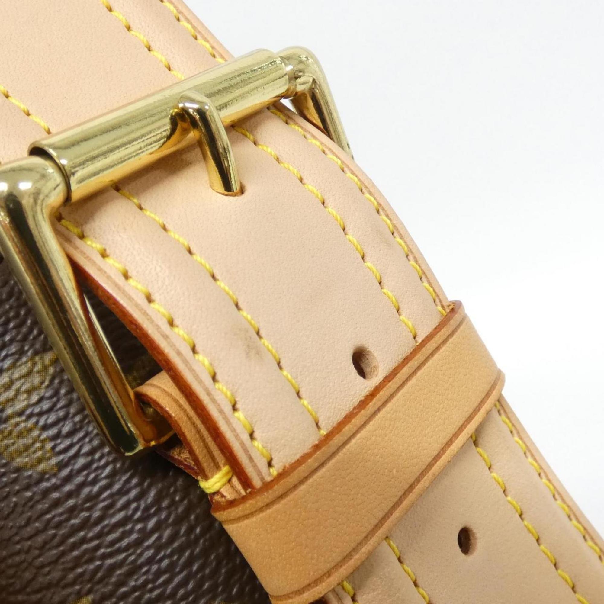 Louis Vuitton Marron Coated Canvas Shoulder Bag