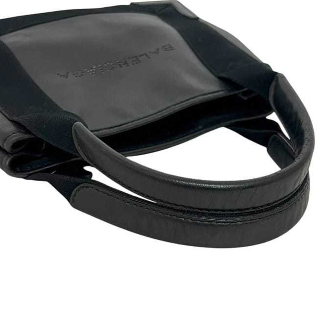 Balenciaga Black Leather Handbag Pouch Shoulder Bag Tote