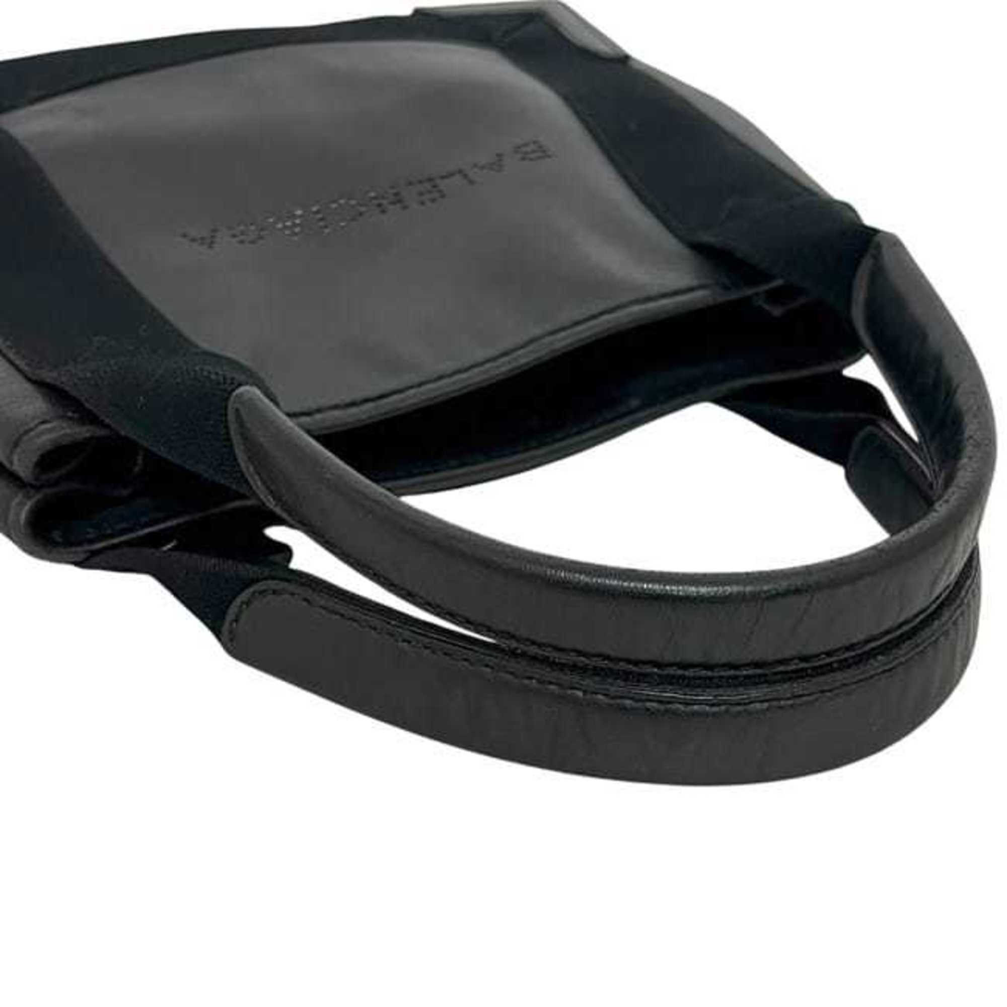 Balenciaga Black Leather Handbag Pouch Shoulder Bag Tote