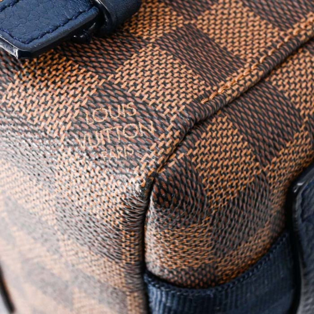 Louis Vuitton Brown Damier Canvas Dark Navy Shoulder Bag