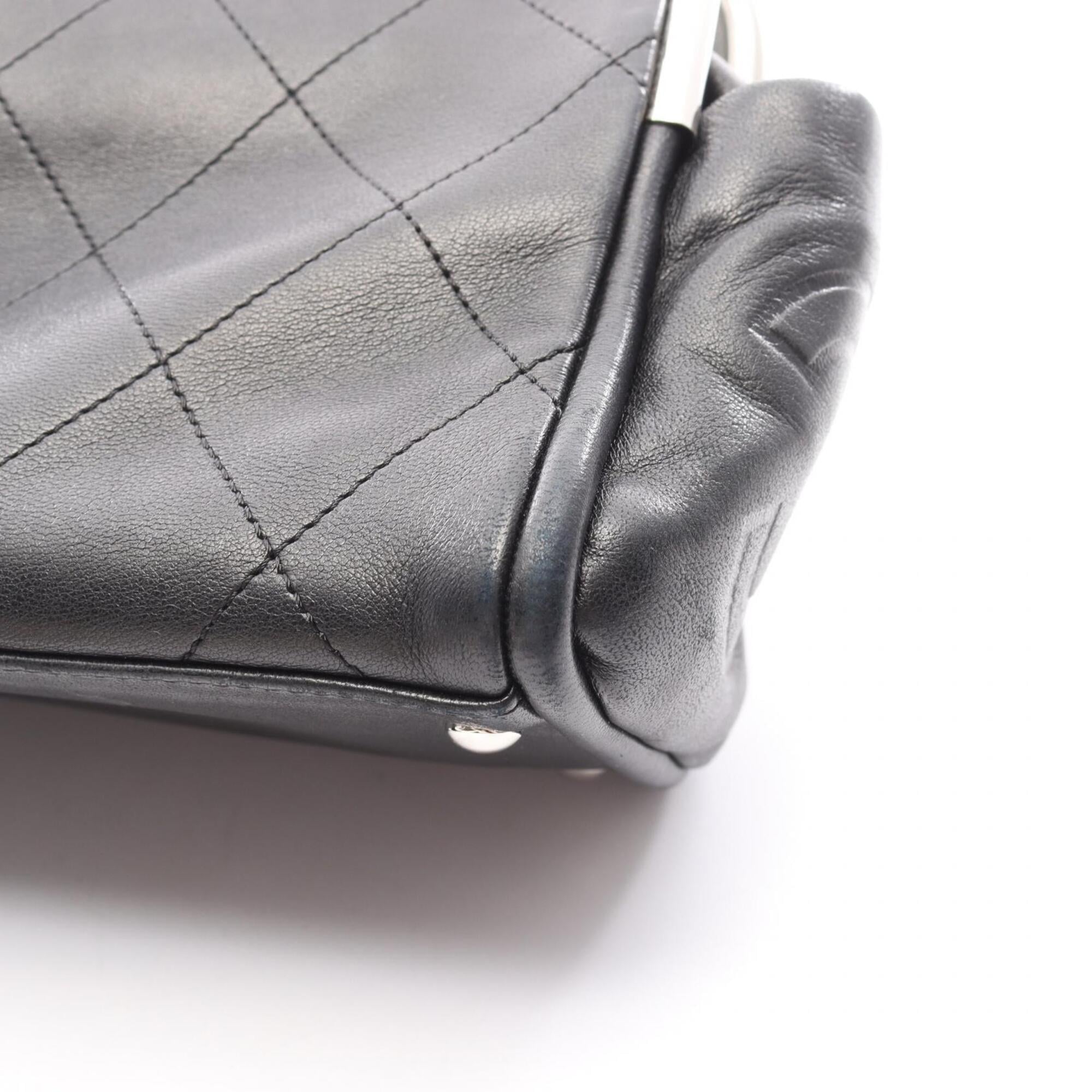 Chanel Black Leather Handbag