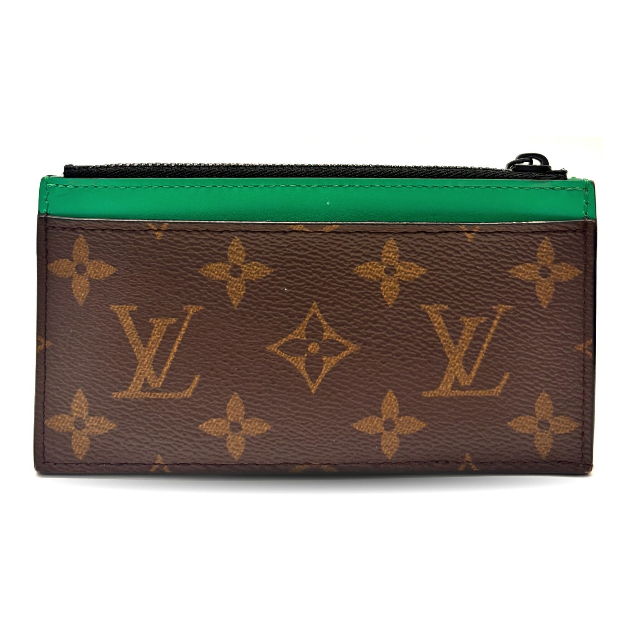 Louis Vuitton Monogram Macassar Green Monogram Macassar Coin Purse/Coin Case