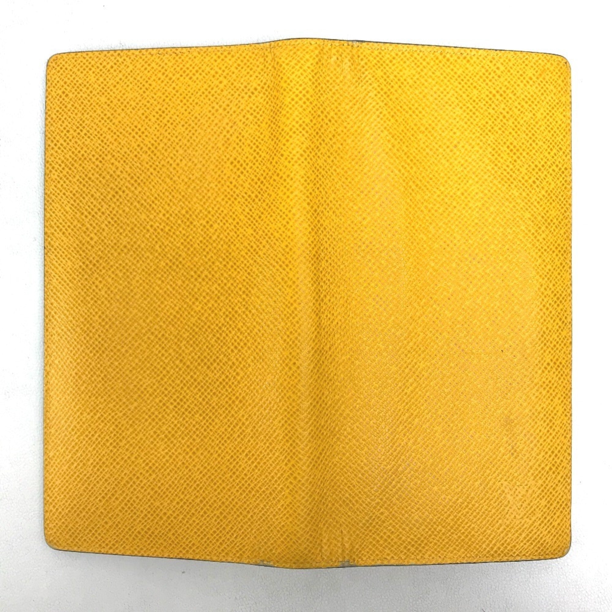 Louis Vuitton Taiga Jaune Yellow Taiga Leather Long Wallet