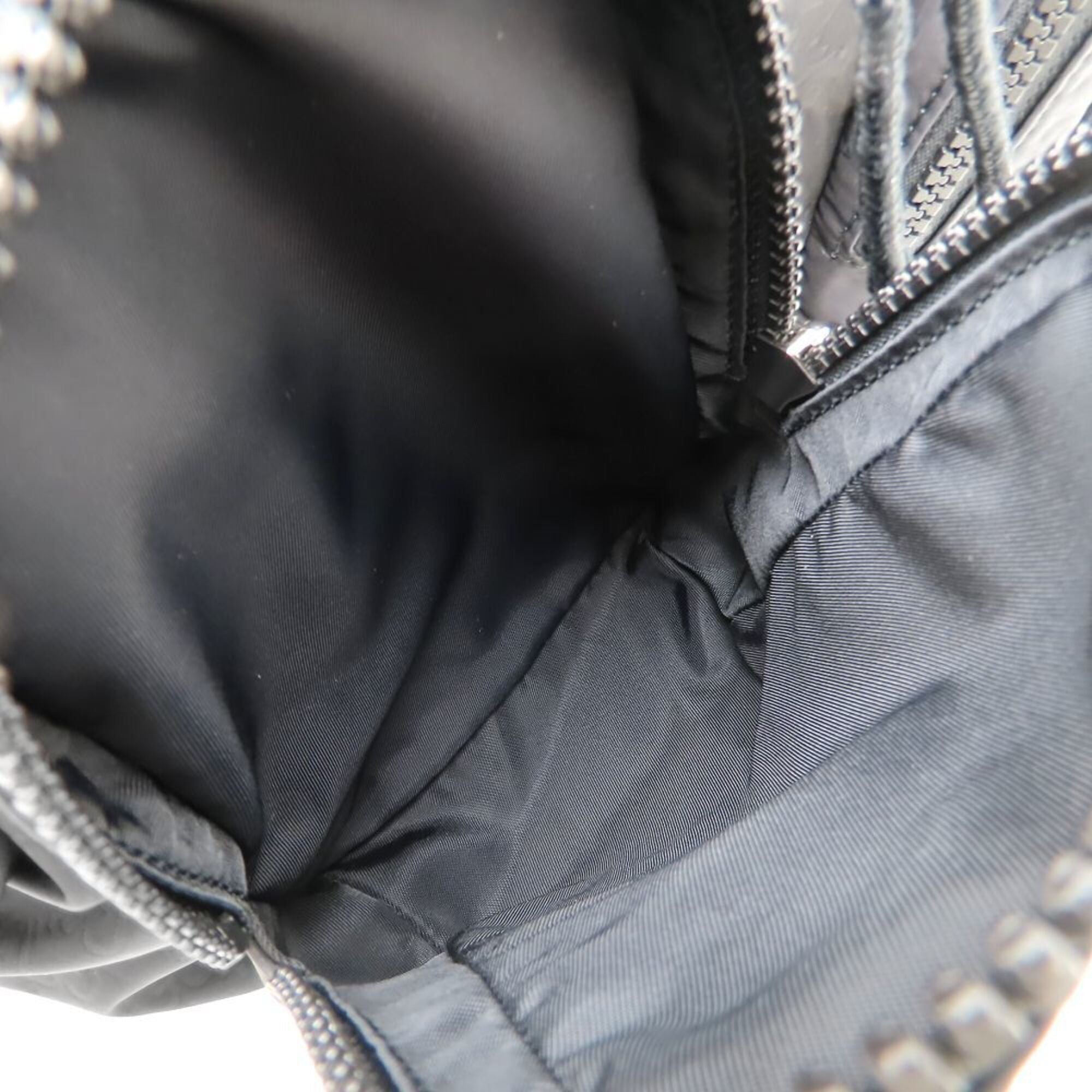 Gucci Black Nylon Leather Backpack (Pre-Owned)