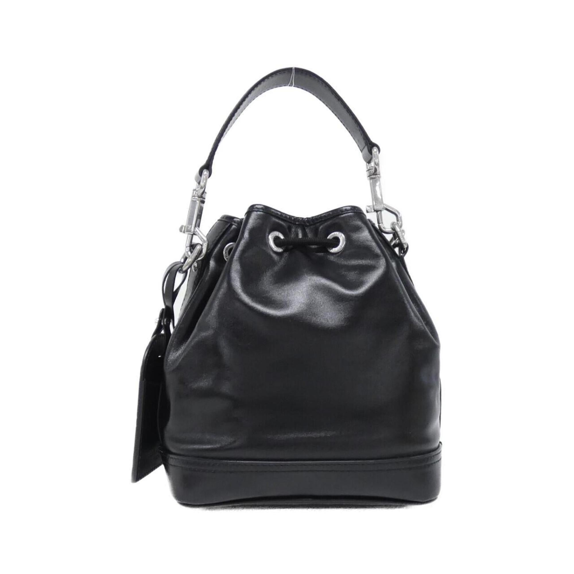 Louis Vuitton Black Leather Shoulder Bag