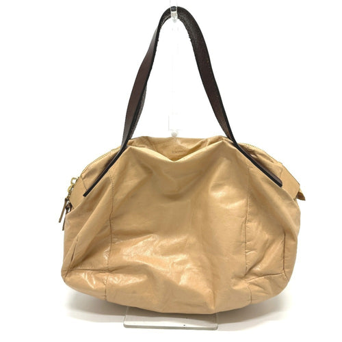 Celine Beige Leather Handbag Tote Bag
