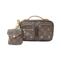 Louis Vuitton Marron Coated Canvas Pouch Shoulder Bag