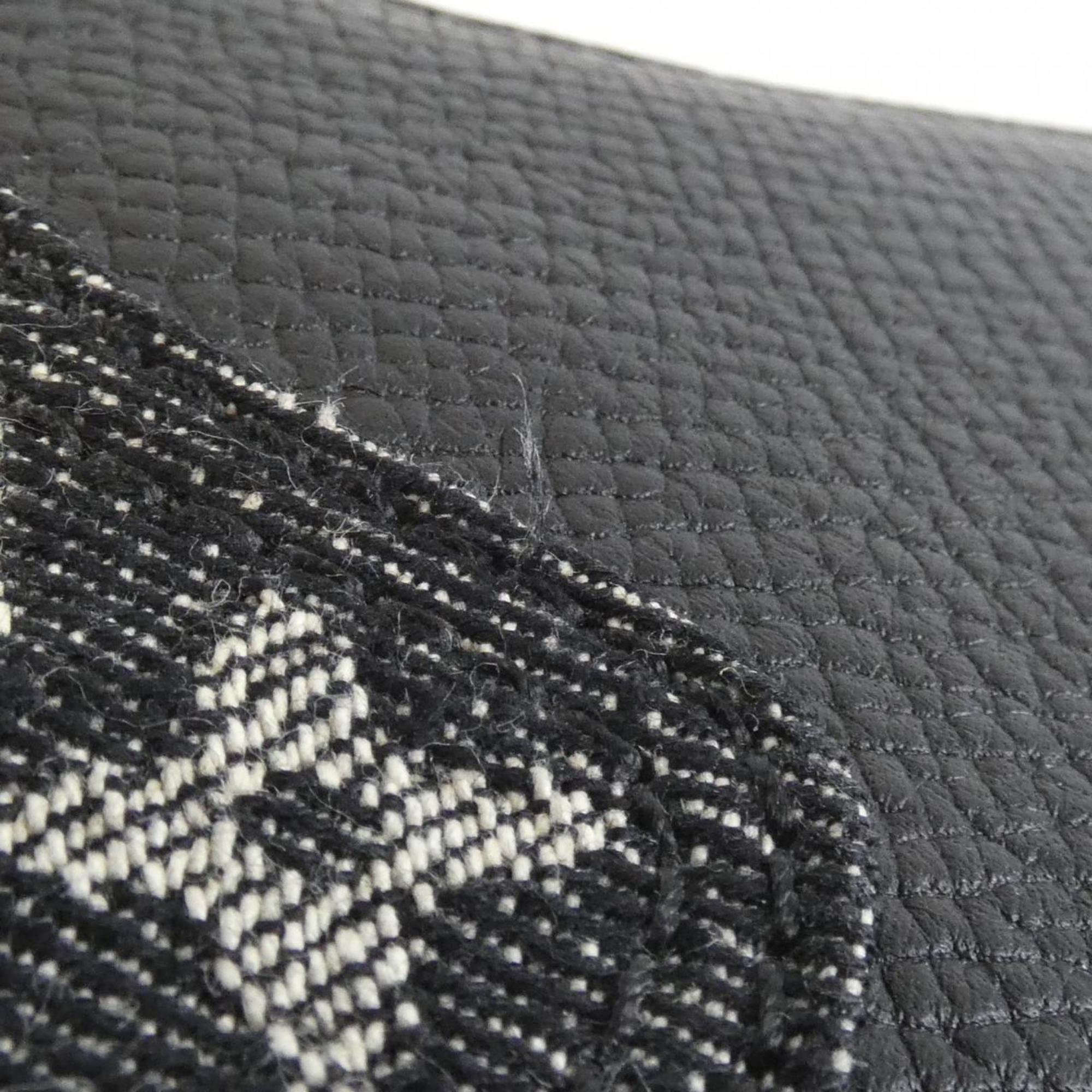 Louis Vuitton Black Monogram Monogram Monogram Denim Leather Shoulder Bag
