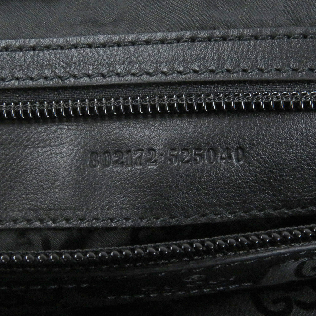 Gucci Sherry Line Black Nylon Tote Bag (Pre-Owned)