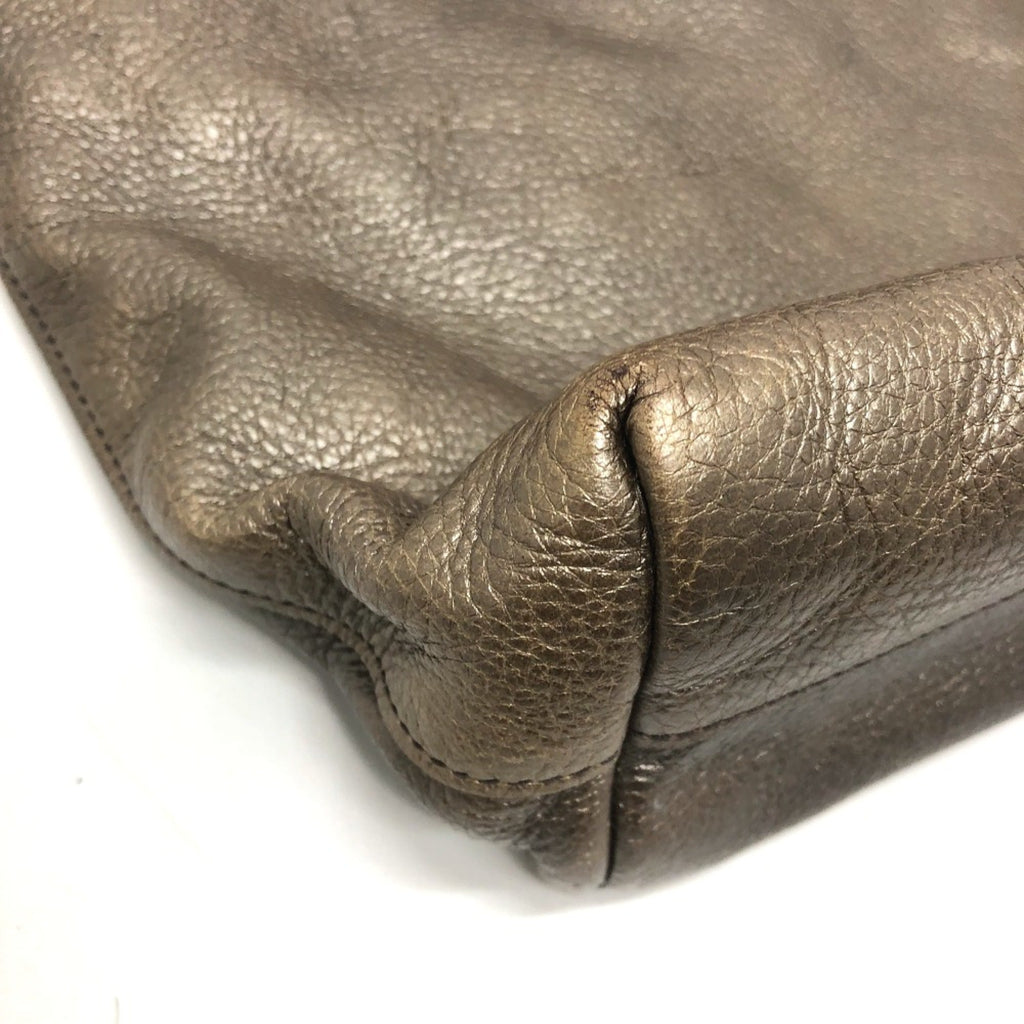 Prada Brown Leather Tote Bag