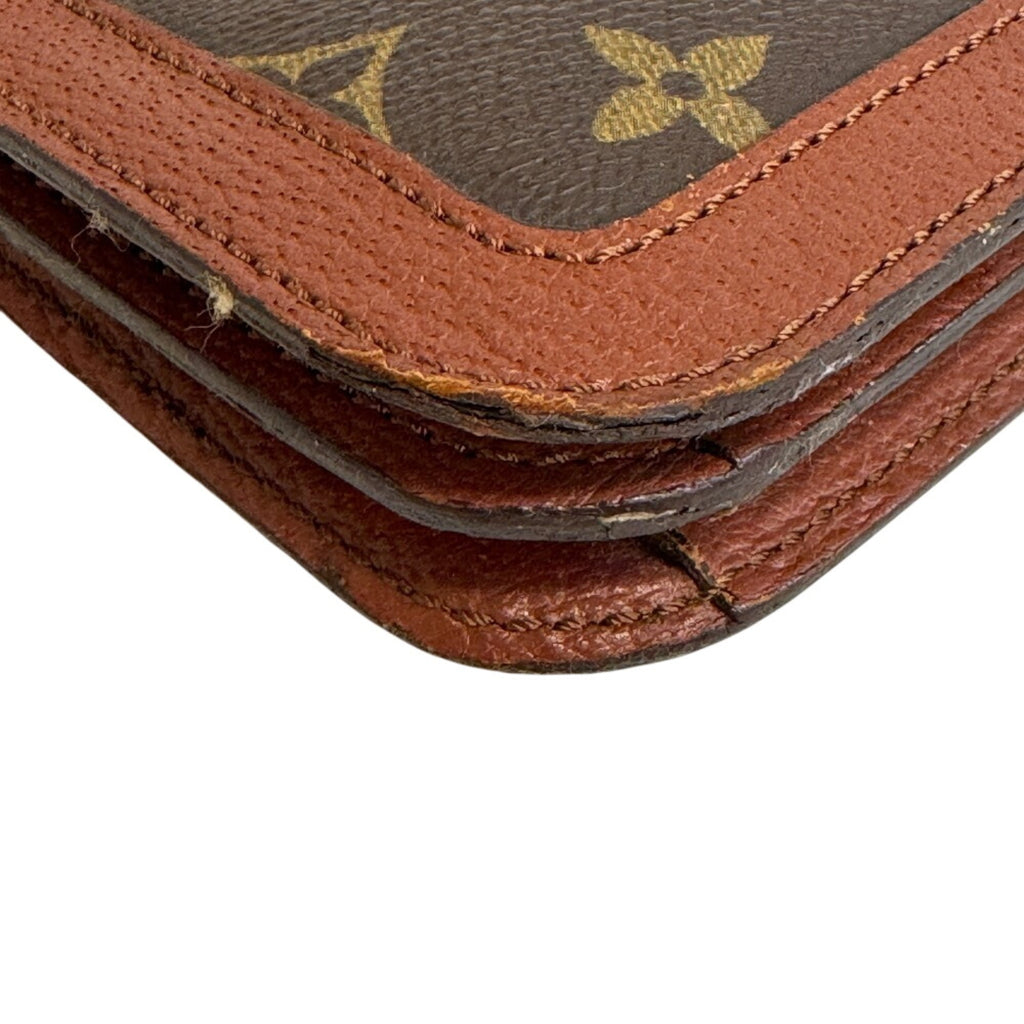 Louis Vuitton Brown Leather Shoulder Bag