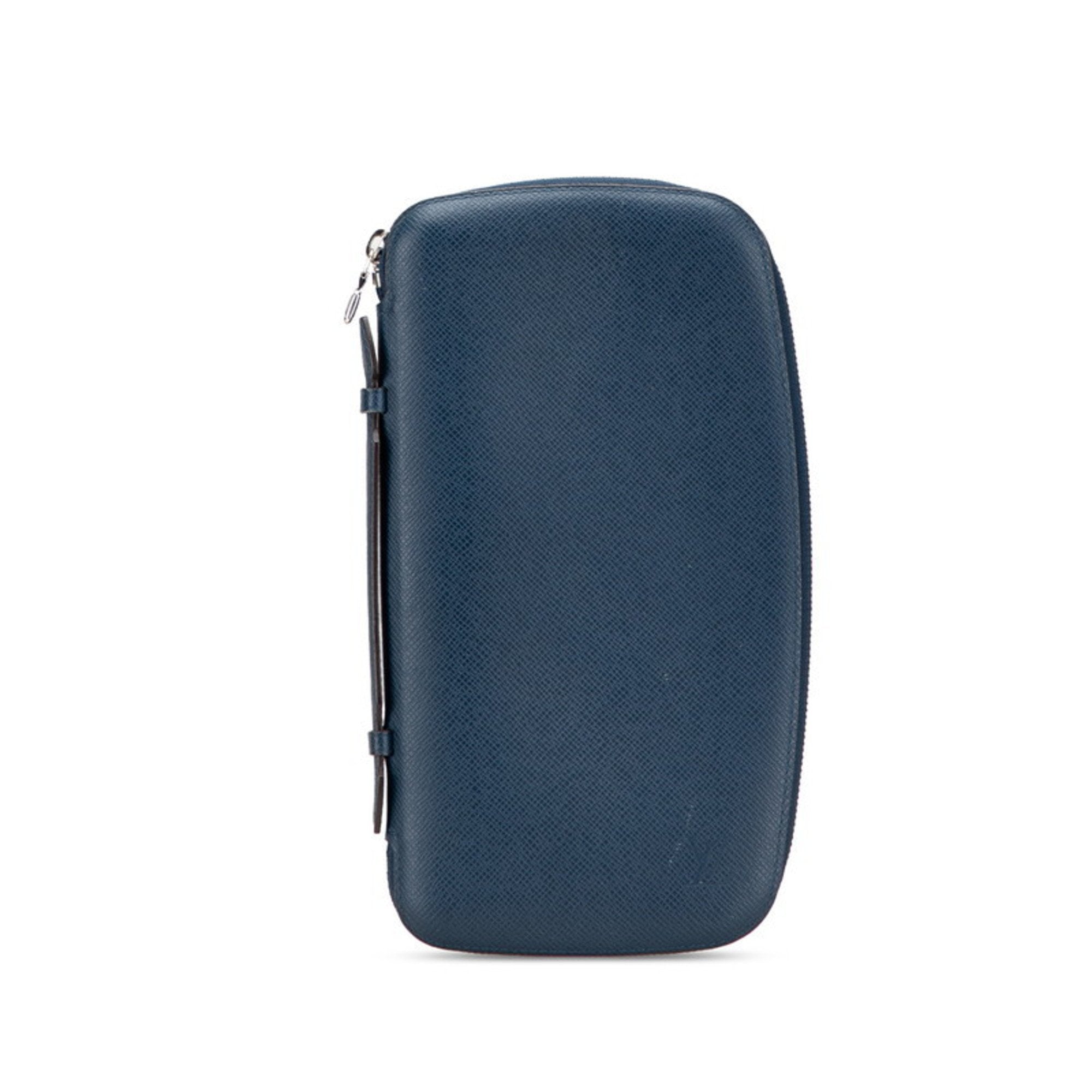 Louis Vuitton Navy Ocean Leather Long Wallet