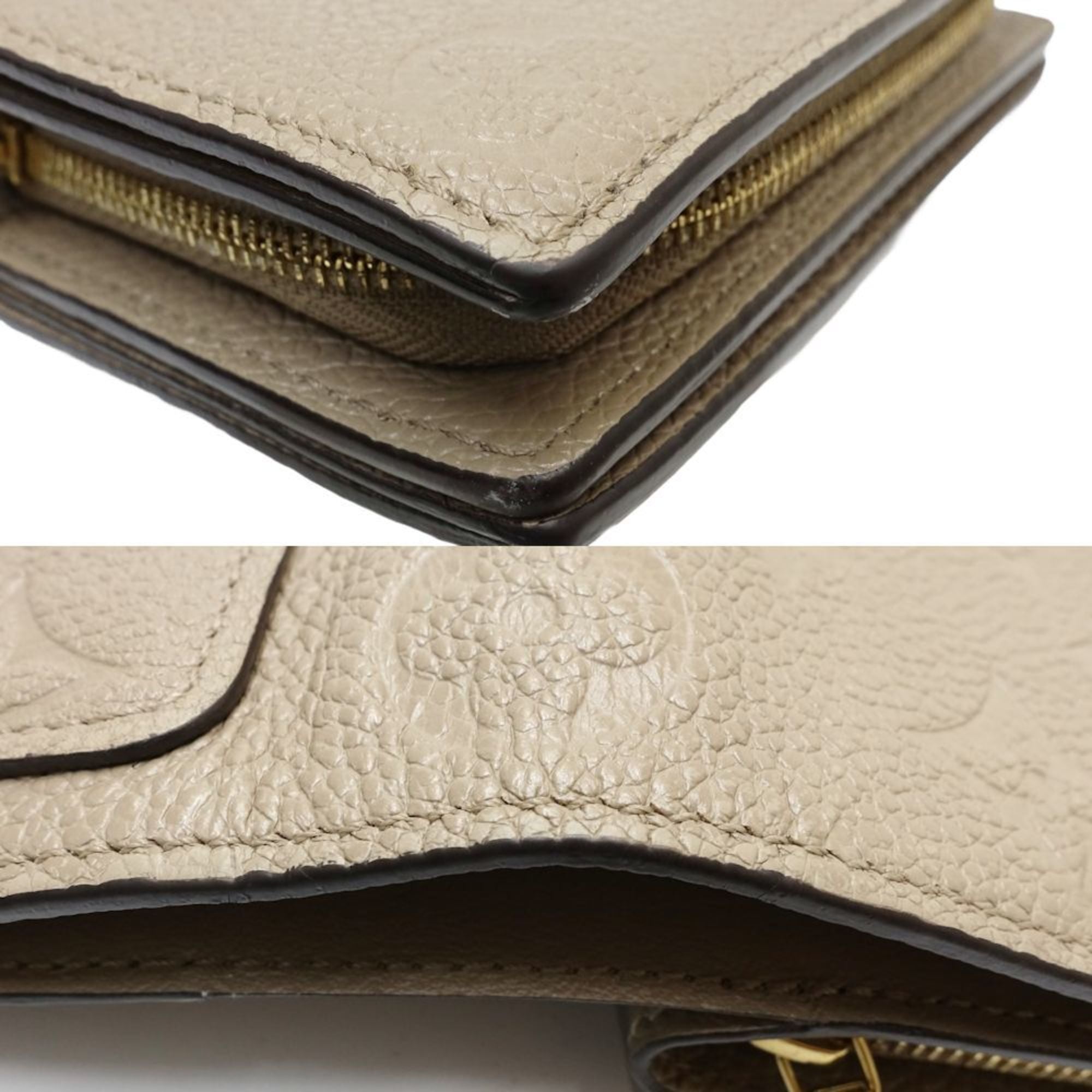 Louis Vuitton Tourterelle Leather Wallet