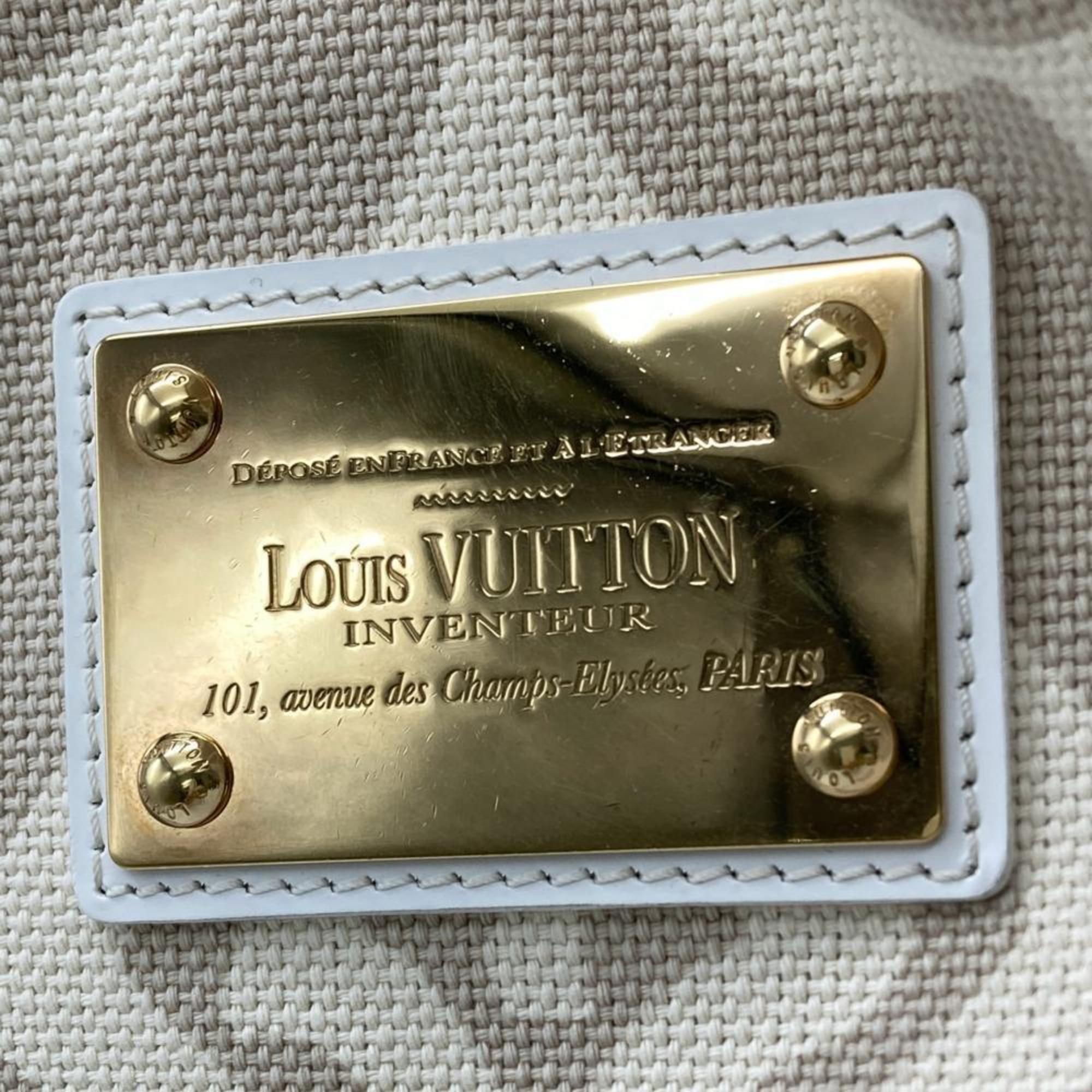 Louis Vuitton Sable Canvas Tote Bag