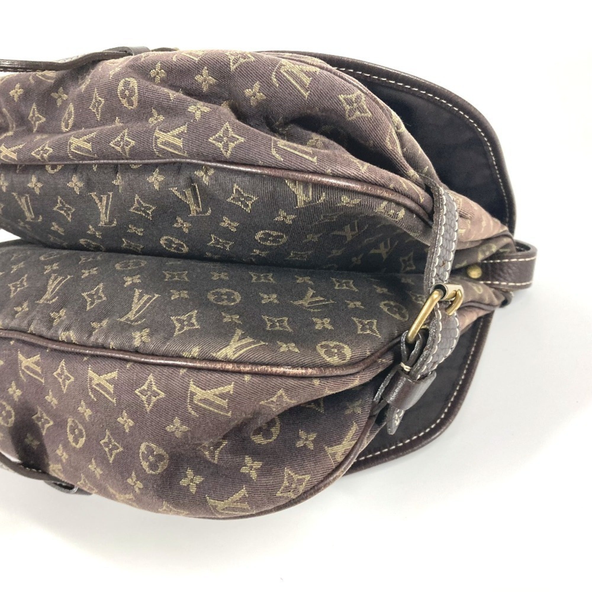 Louis Vuitton Brown Fusain Monogram Mini Lin Shoulder Bag