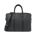 Louis Vuitton Graphite Coated Canvas Handbag