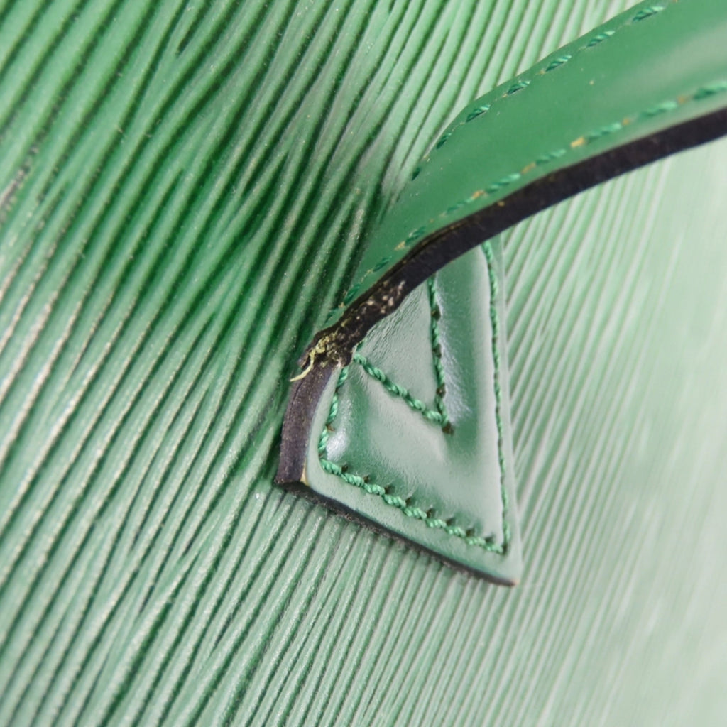 Louis Vuitton Borneo Green Epi Leather Tote Bag