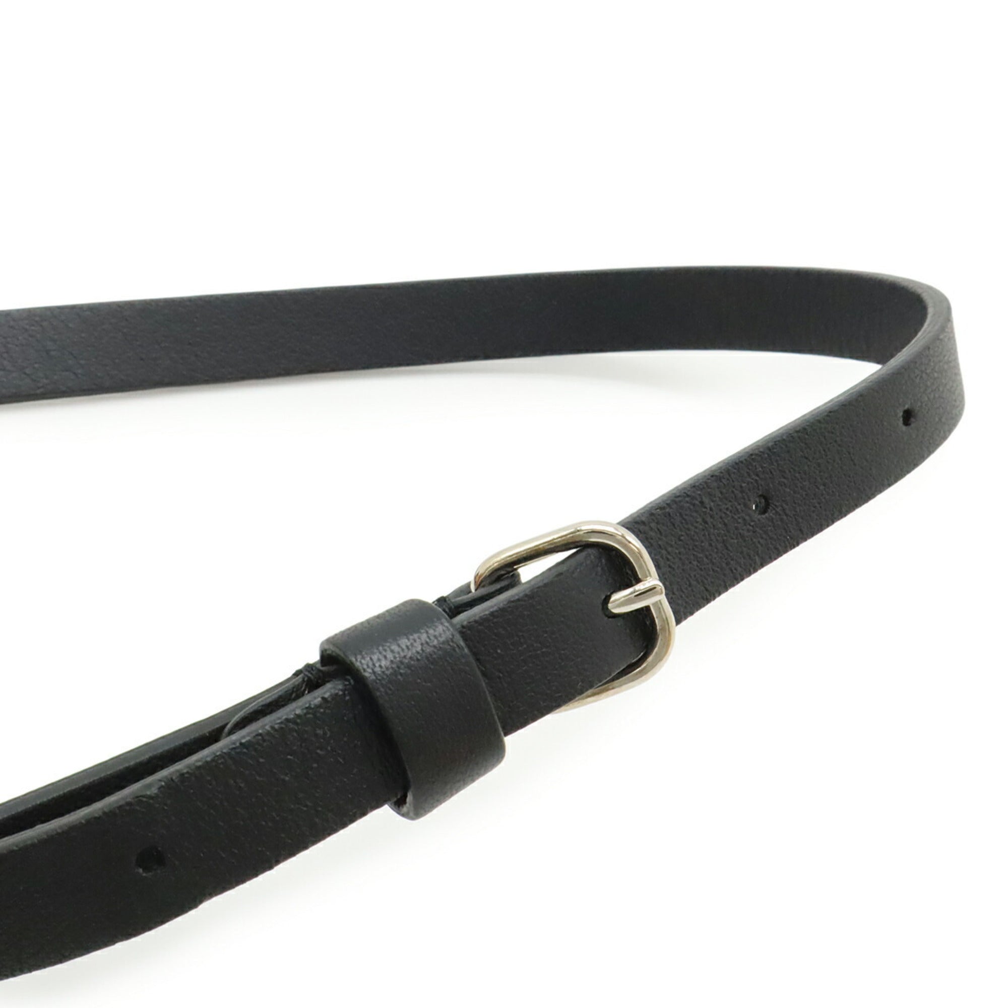 Balenciaga Black Leather Pochette Shoulder