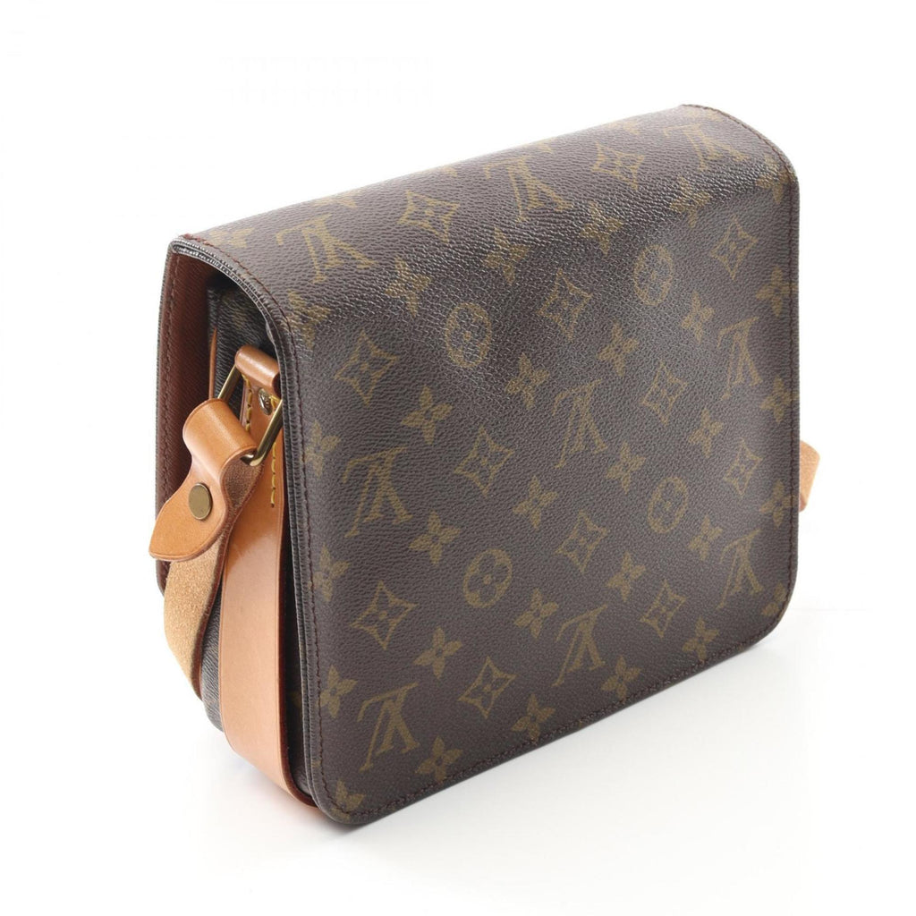 Louis Vuitton Brown Coated Canvas Pvc Monogram Leather Shoulder Bag