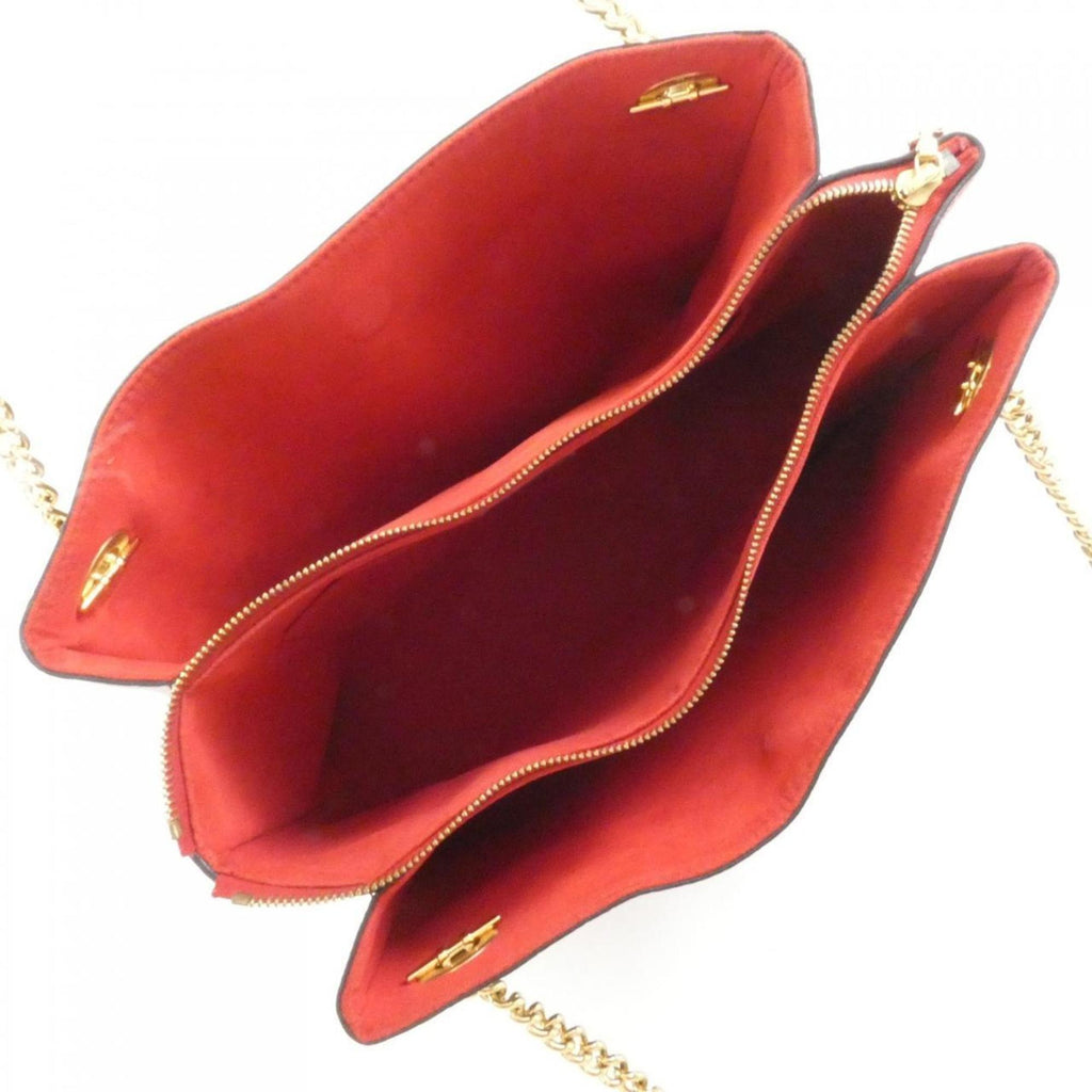 Louis Vuitton Monogram Cerise Marron Coated Canvas Leather Shoulder Bag