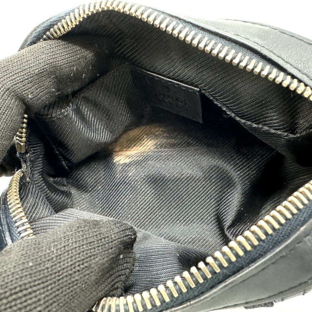 Gucci Navy Gg Canvas Pouch (Pre-Owned)