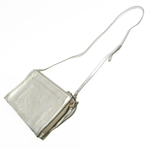 Balenciaga Silver Leather Shoulder