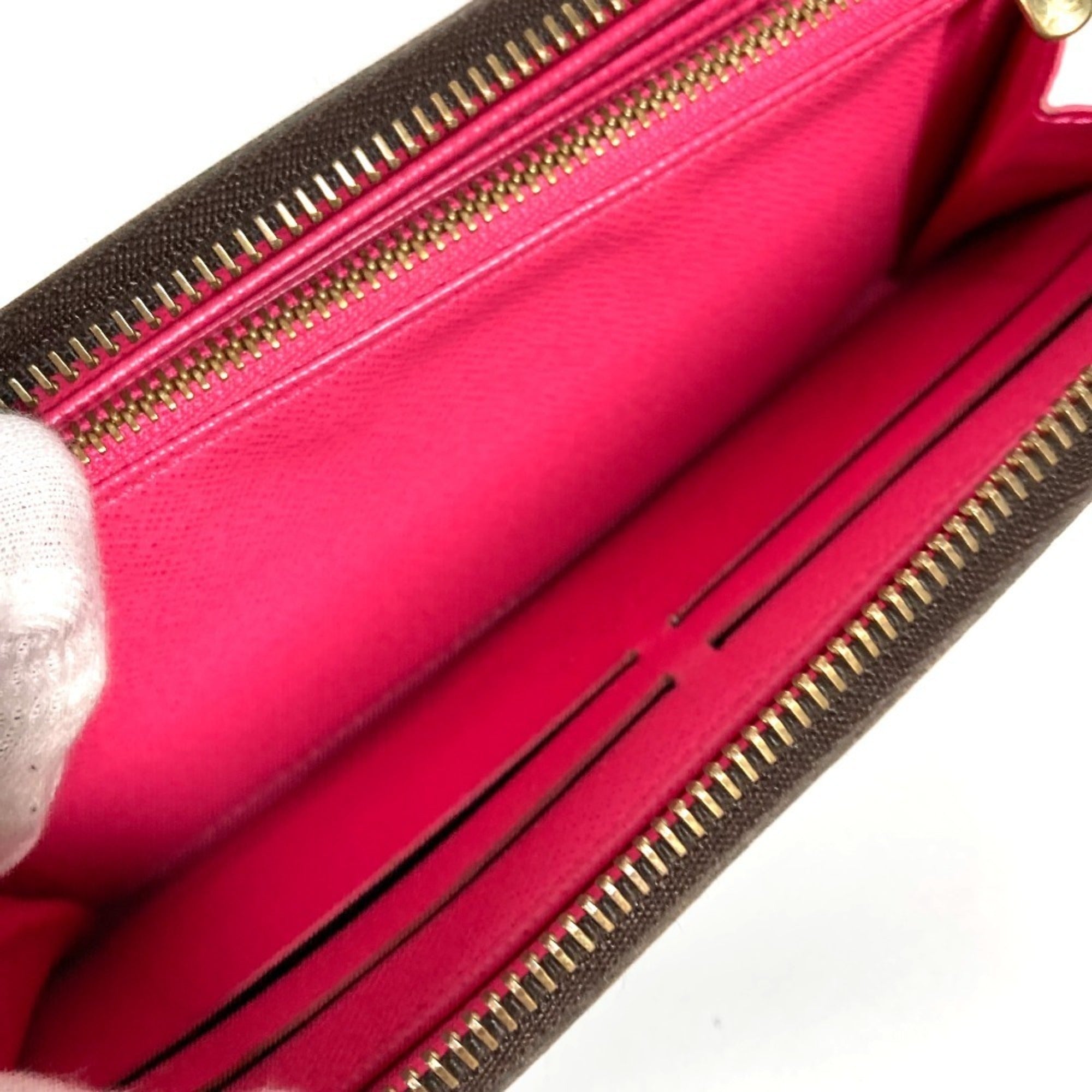 Louis Vuitton Monogram Brown Monogram Pink Monogram Long Wallet