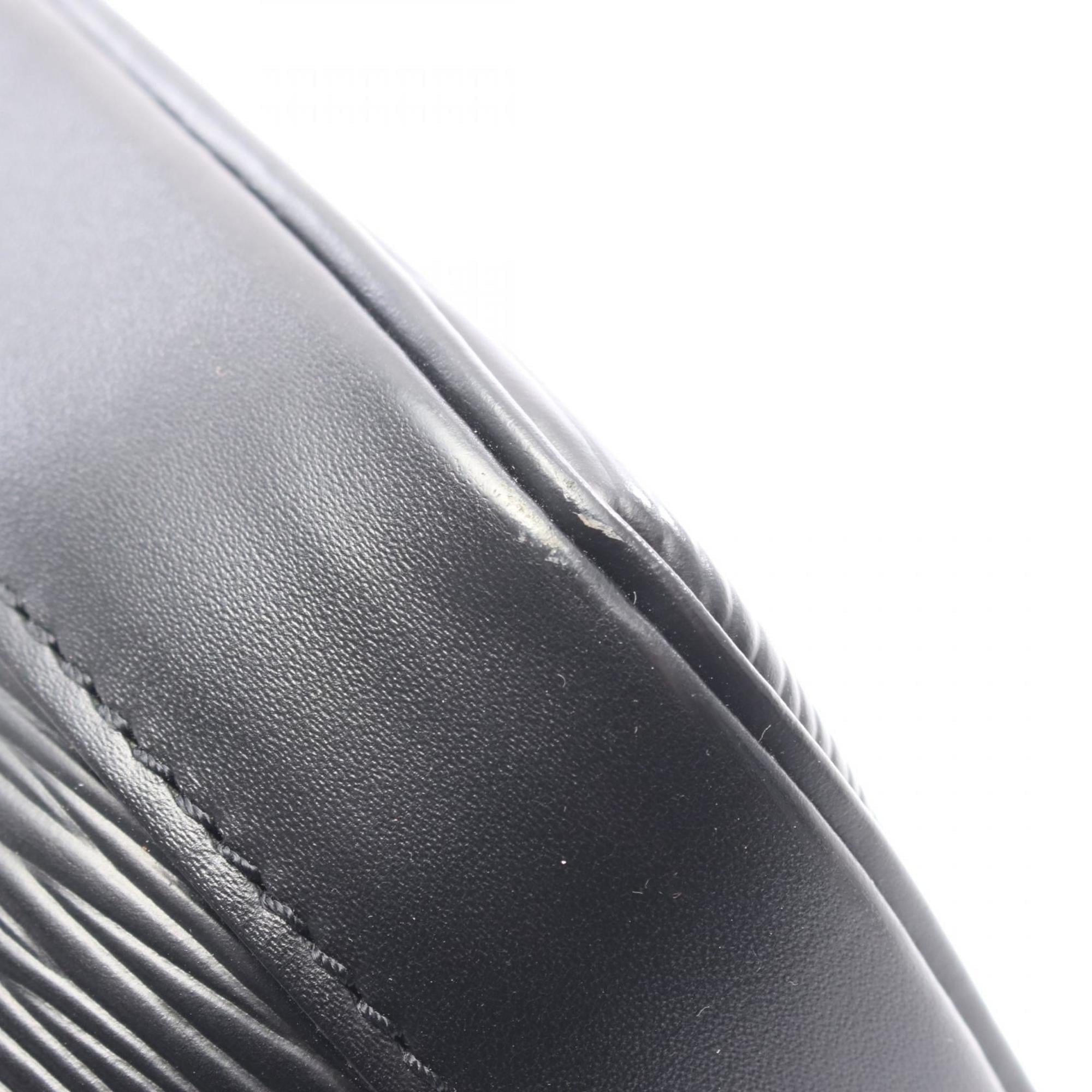 Louis Vuitton Black Noir Epi Leather Handbag