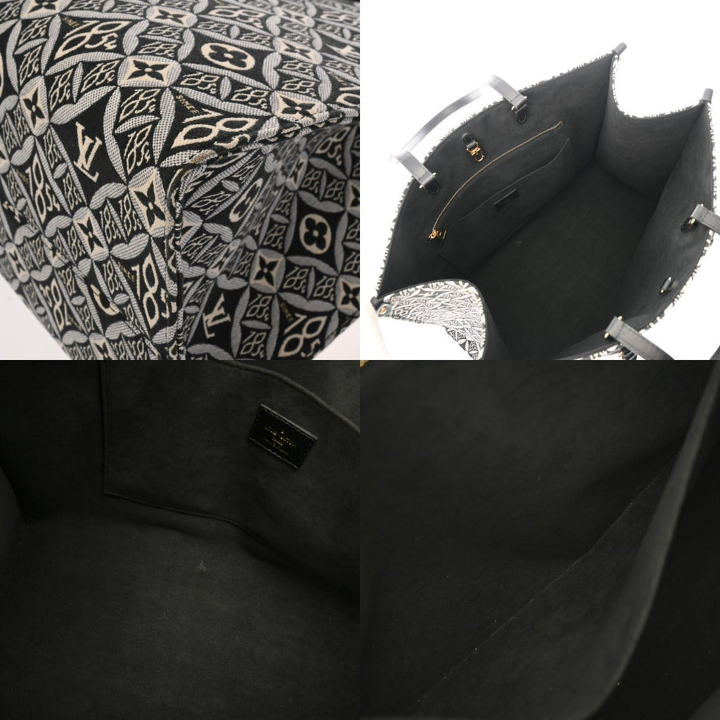 Louis Vuitton Black White Monogram Handbag