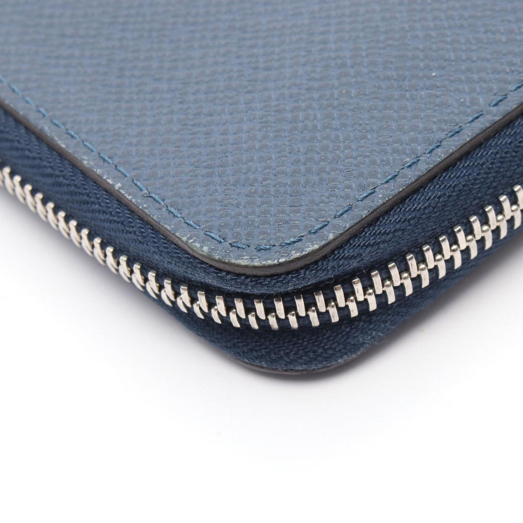 Louis Vuitton Navy Leather Long Wallet